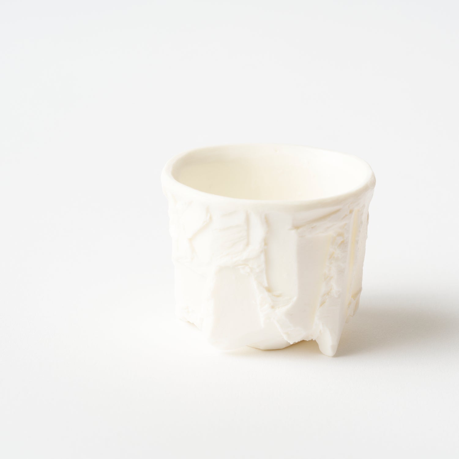 No.6 White Bizen Sake Cup / Syo Fujita