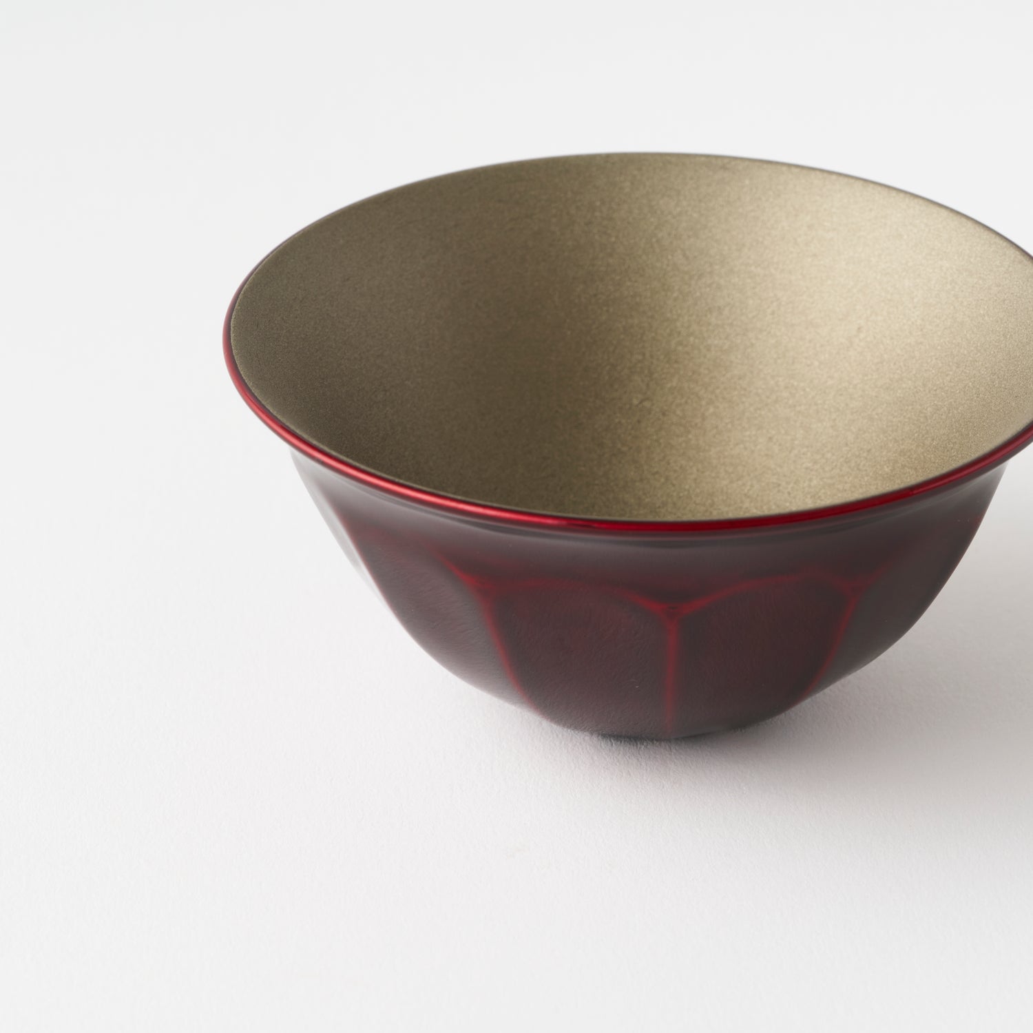 Aizu Tamamushi-nuri Faceted Bowl (M) / Takao Togashi