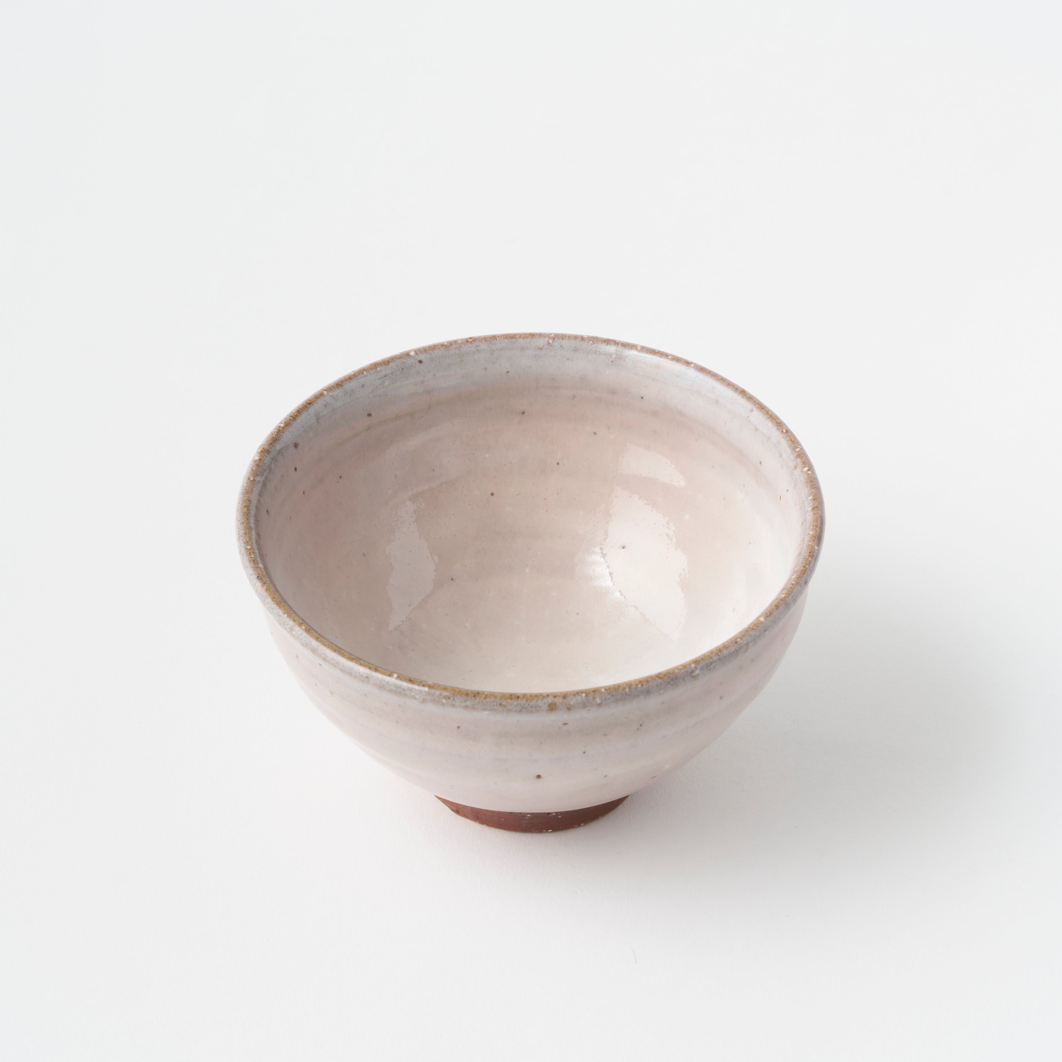 White Hagi Yohen Tea Bowl in Box/ Yasushi Okada