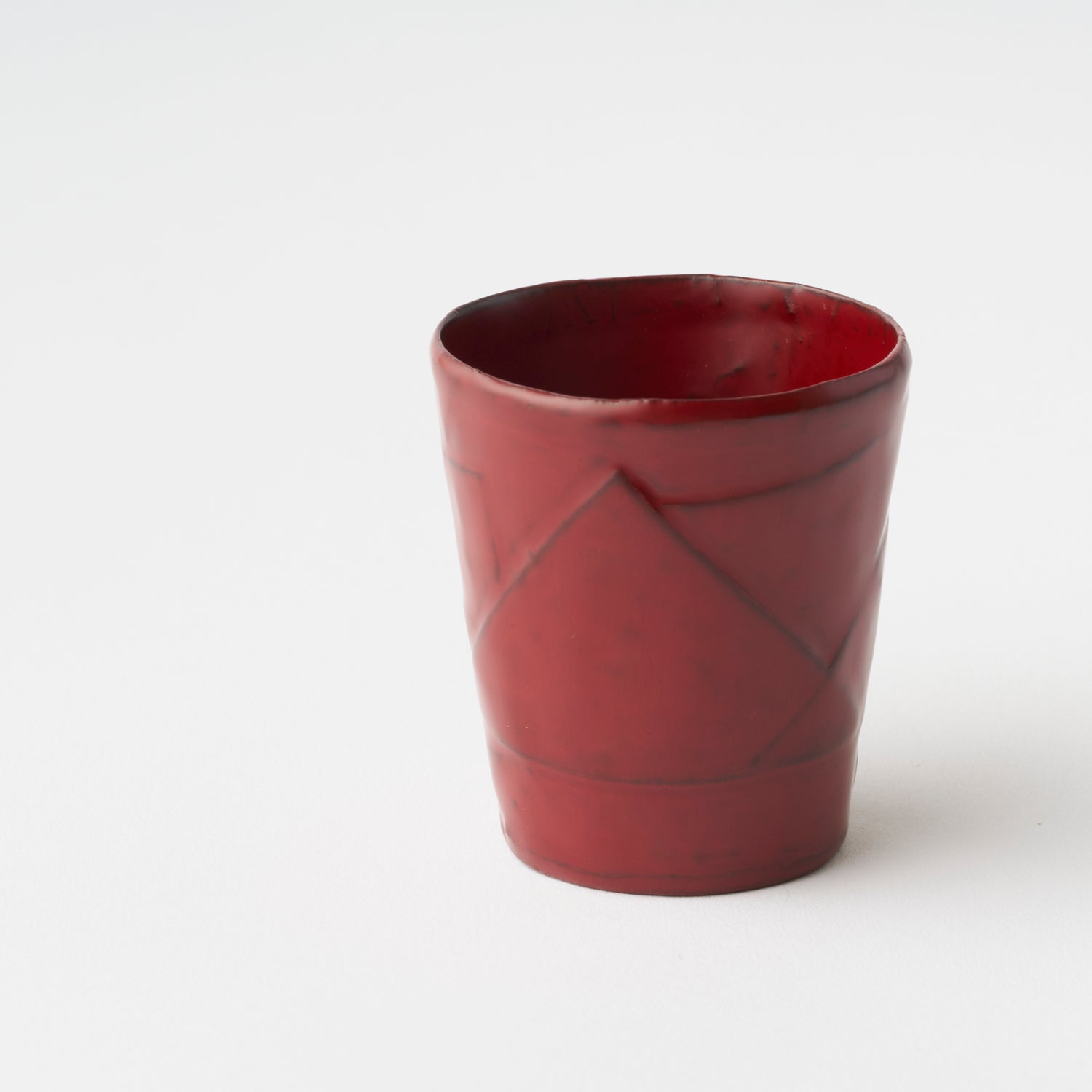 Shitai Sake Cup (Vermillion) / Kunikatsu Seto