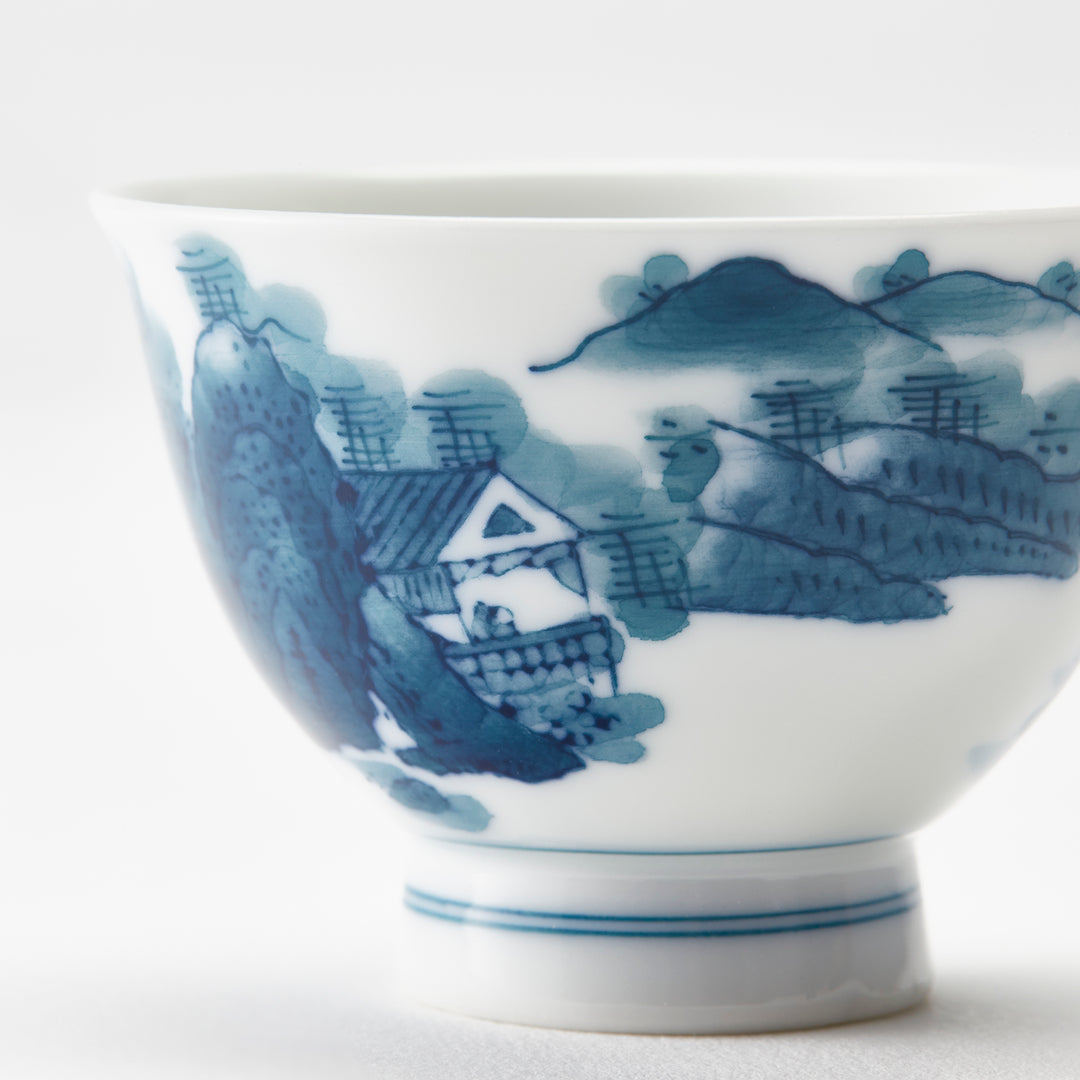 Sansui Tea Pot & Cups Set