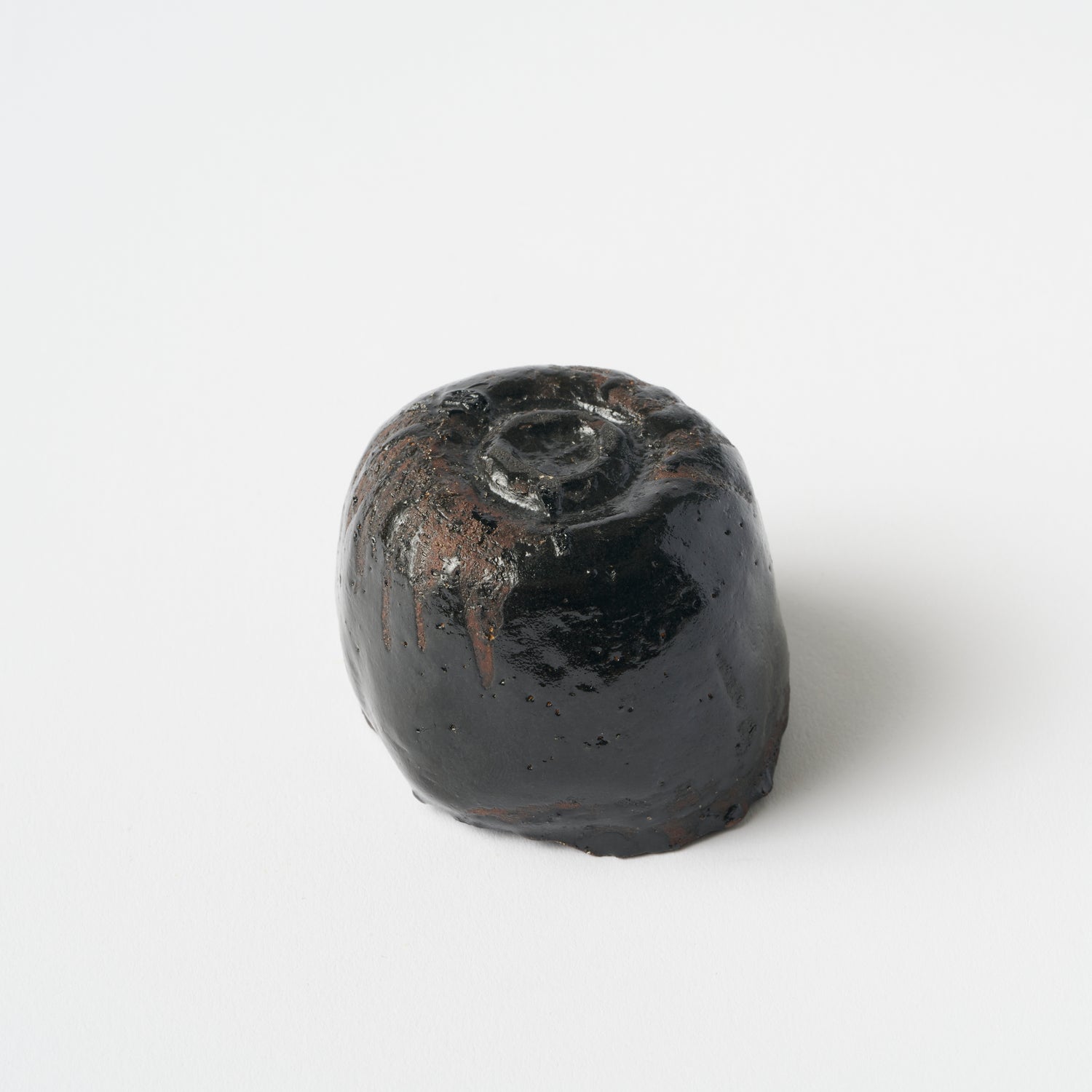 Black Raku Sake Cup (Koetsu) / Hideki Yanashita