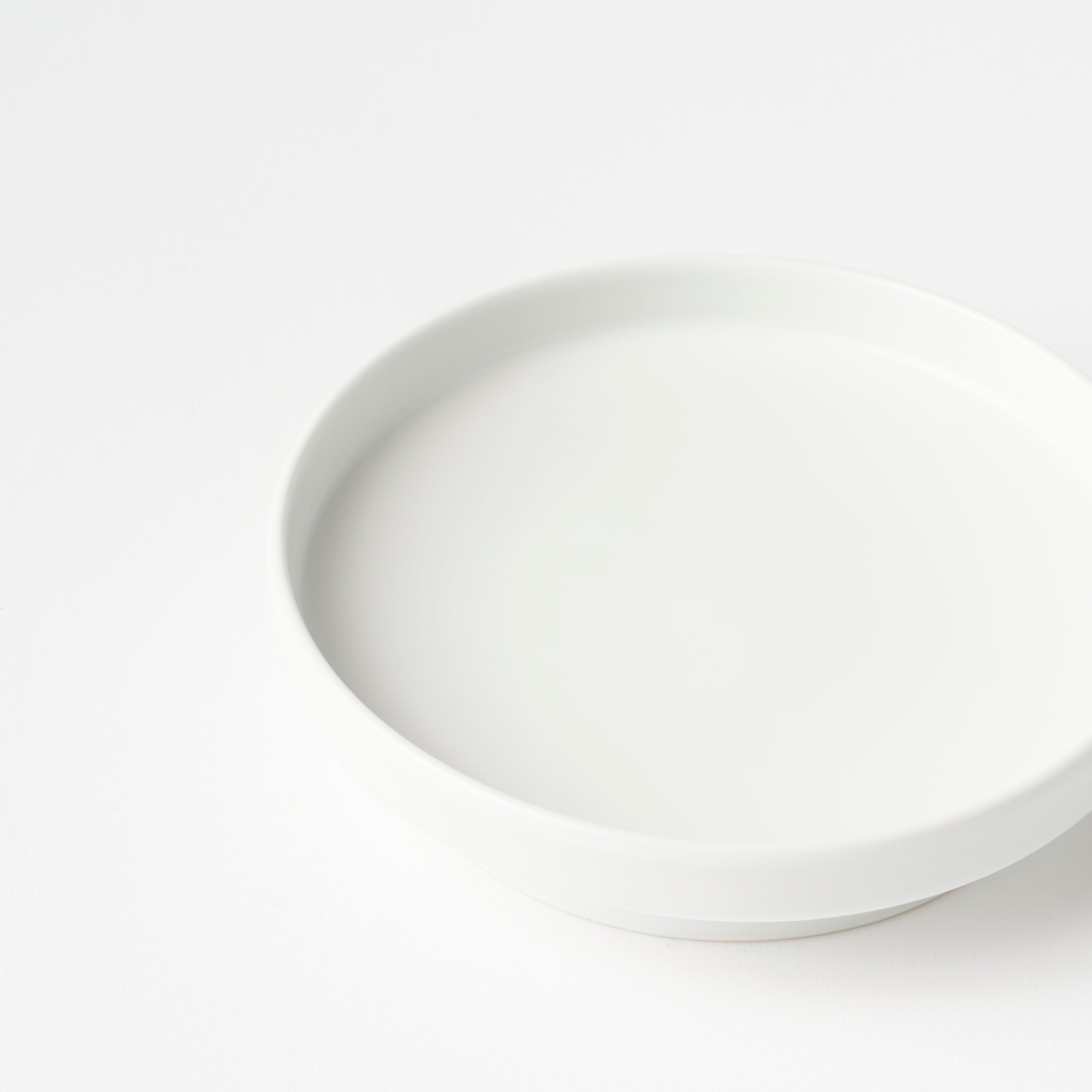High-Footed Plate (Icy Blue Glaze) / Hiroshi Taruta