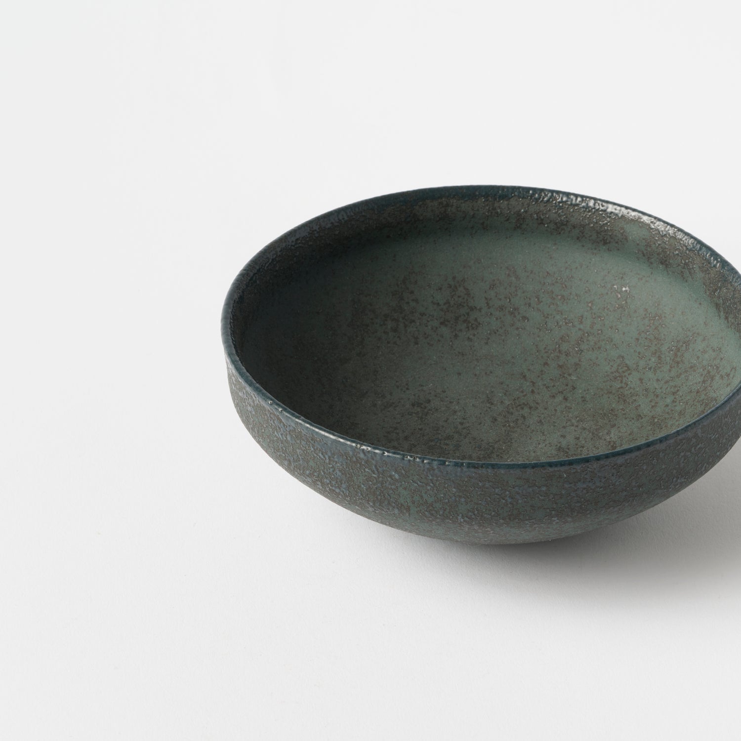 Chi no Utsuwa Vertical Rim Bowl (Blue Green) / Eiichi Shibuya
