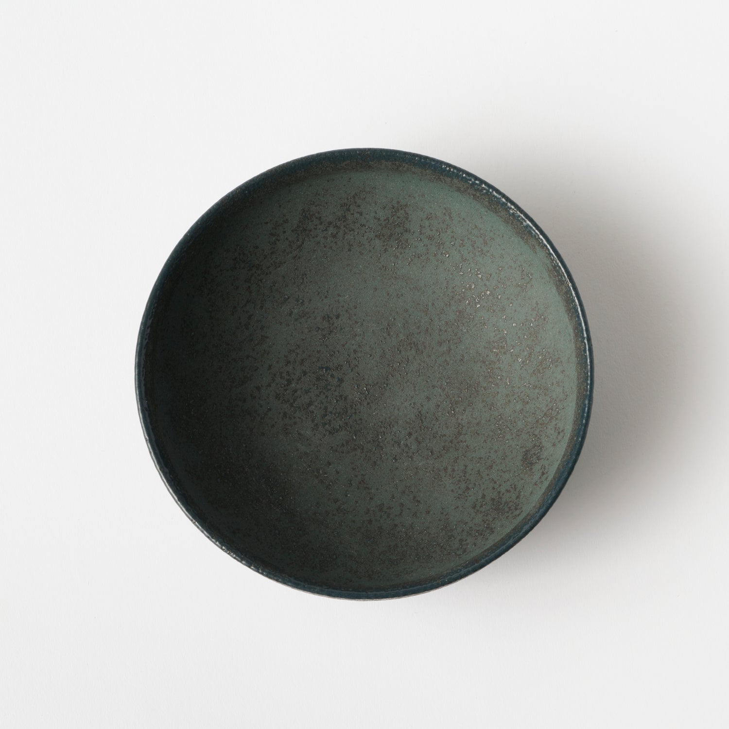 Chi no Utsuwa Vertical Rim Bowl (Blue Green) / Eiichi Shibuya