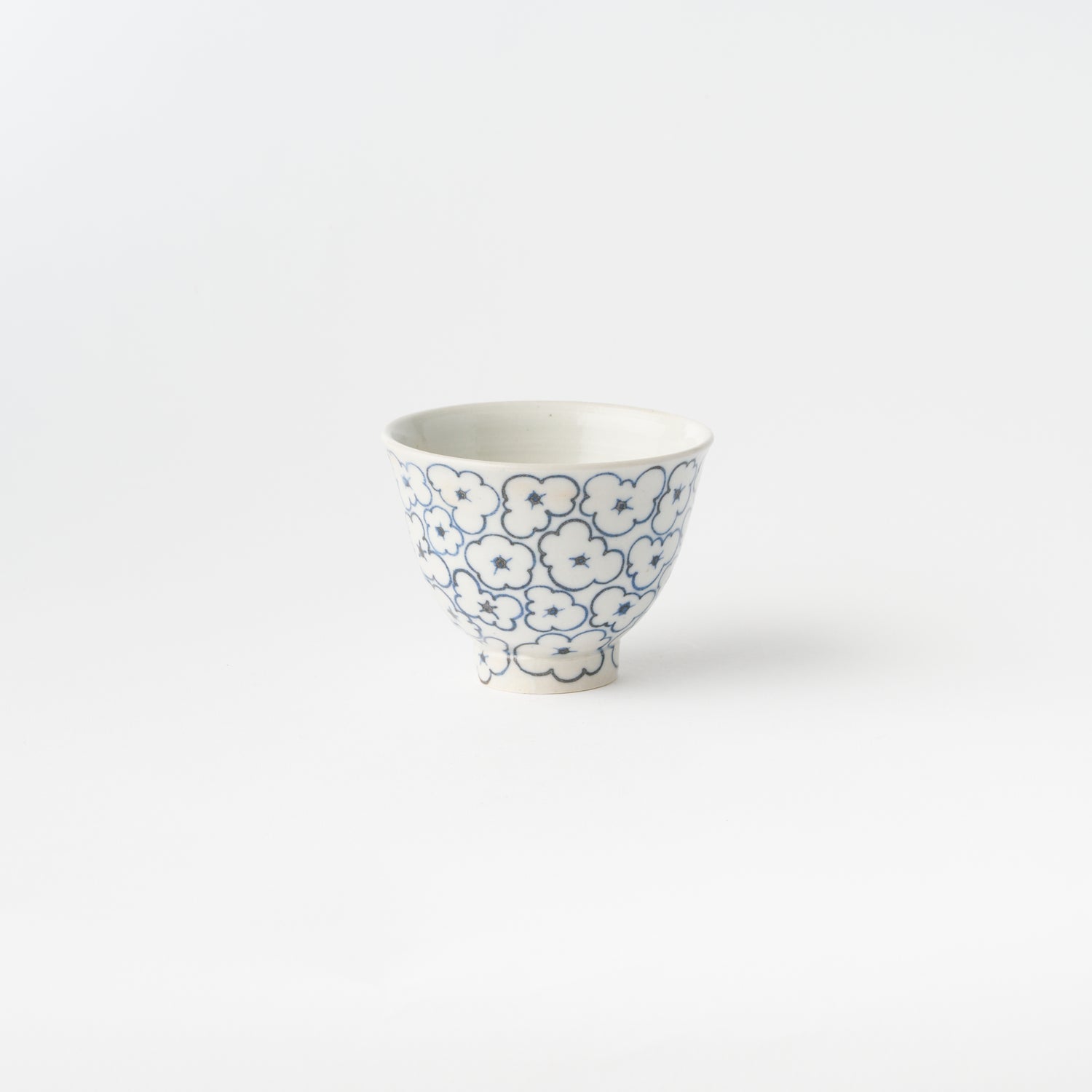 Sometsuke Small Flower Tea Cup