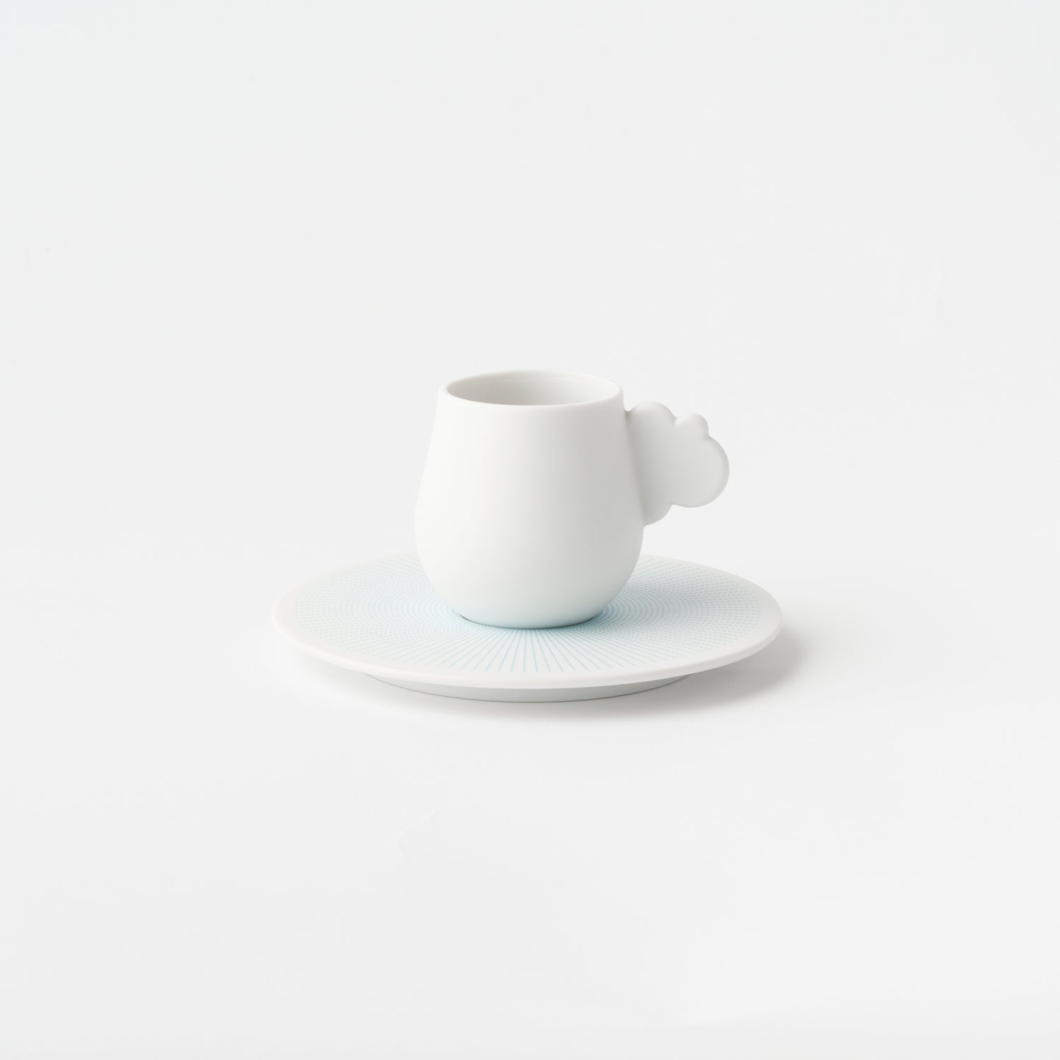 Cloud Espresso Cup & Saucer (Peranakan Blue)