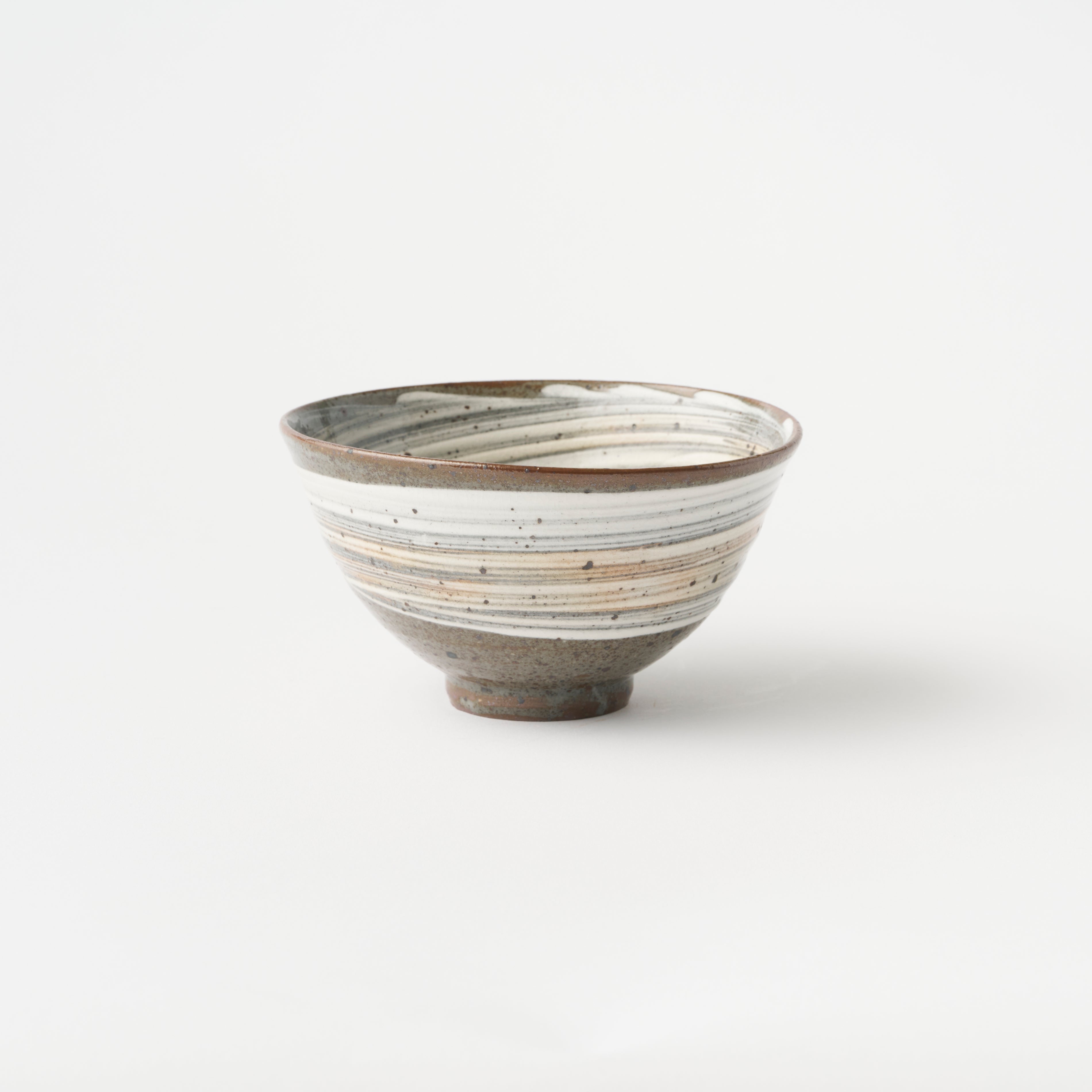 Hakeme (Brush Marked) Rice Bowl / Kenta Nakazato