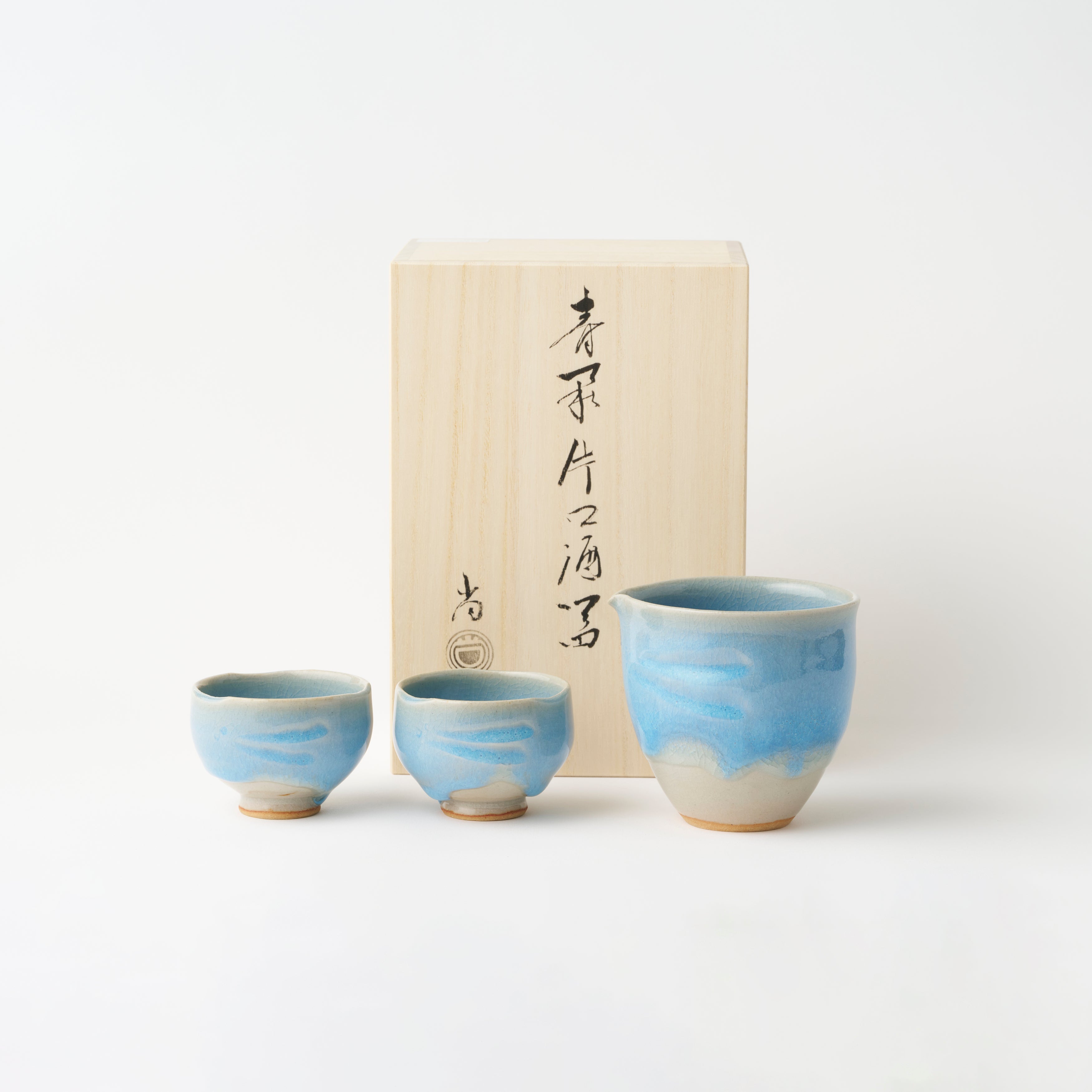 Ao-Hagi Sake Set