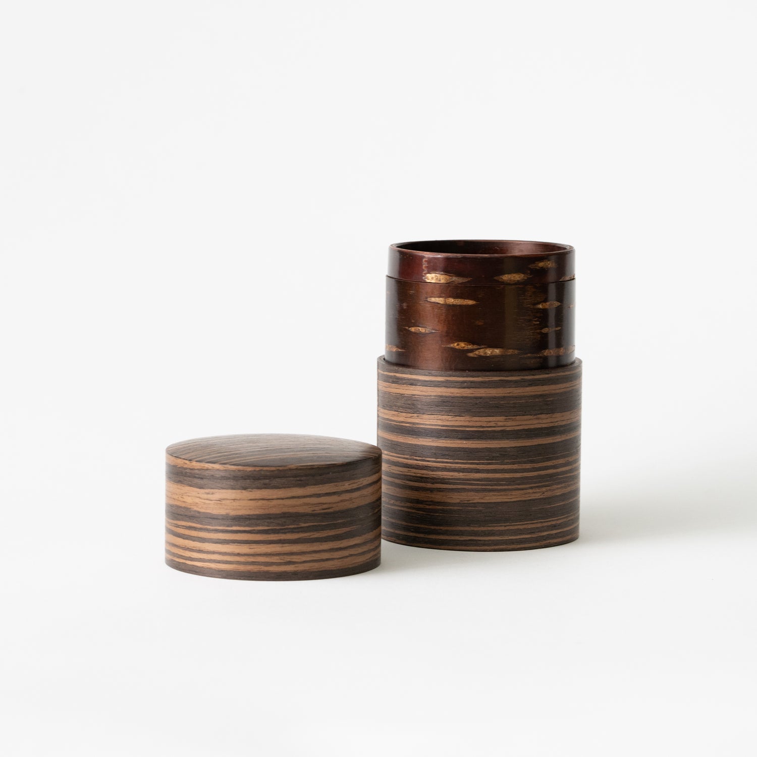 Obizutsu Tea Caddy (Large) / Ebony