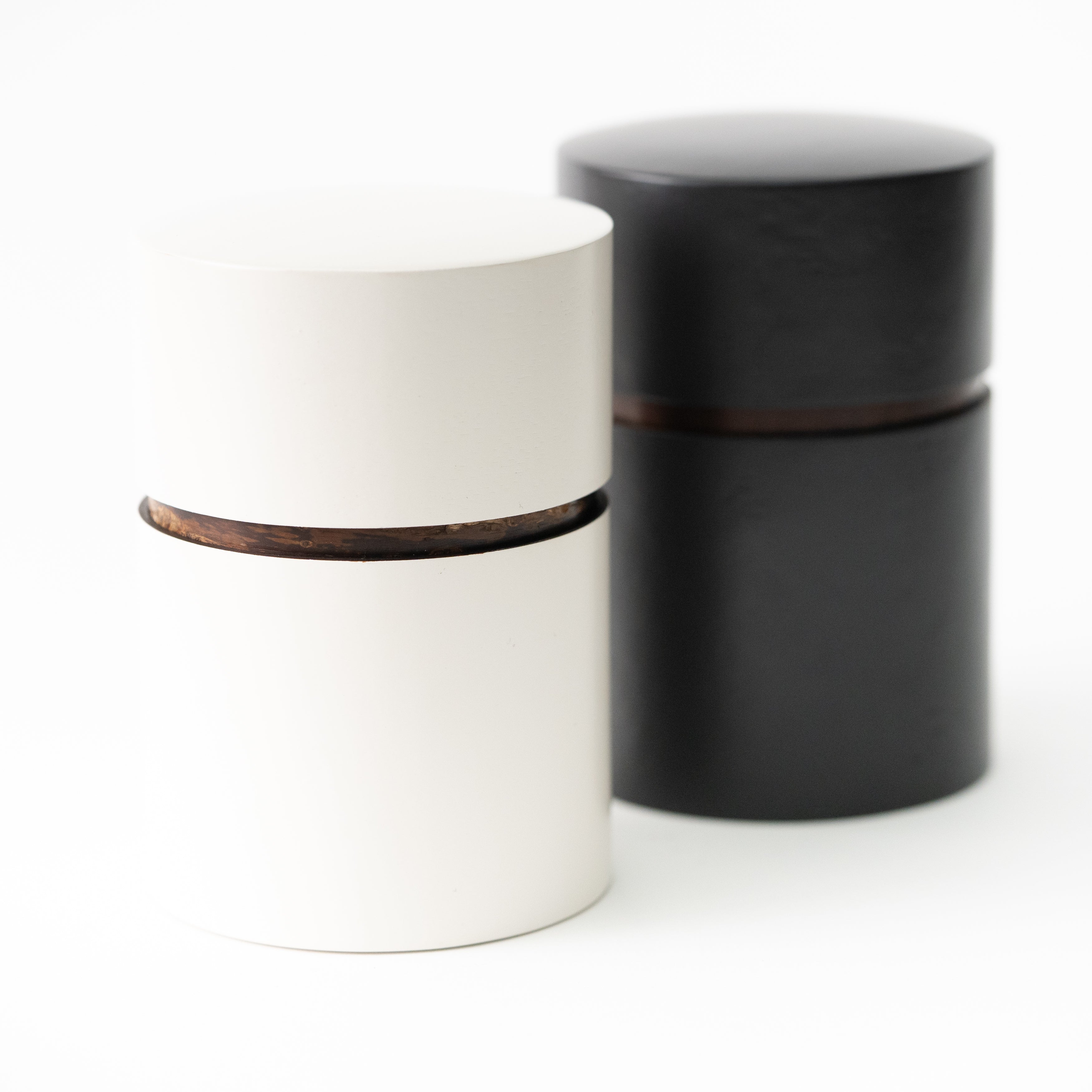 Obizutsu Tea Caddy (Large) / White