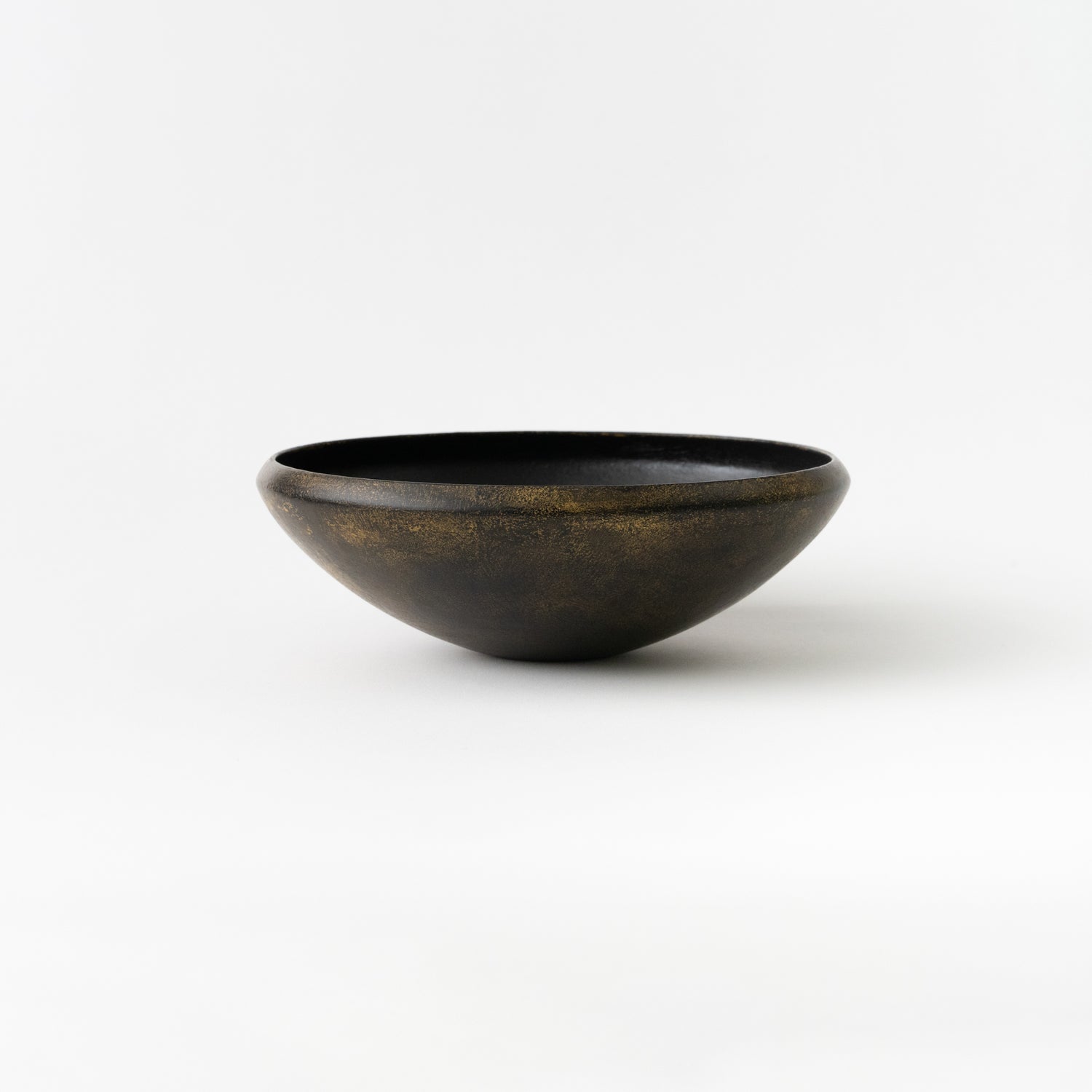 Teppachi Gold Shallow Bowl (S) / Akihiko Sugita