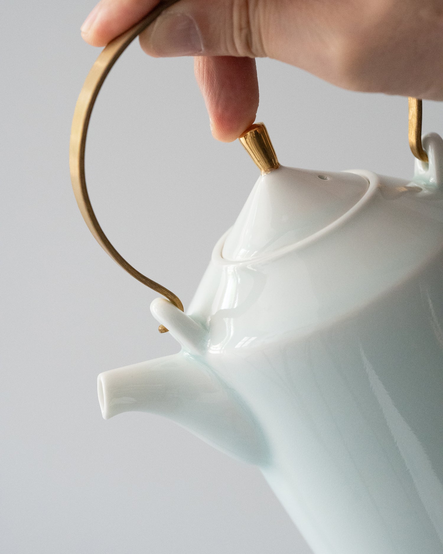 Tea Pot & Cups Set / Pale Blue