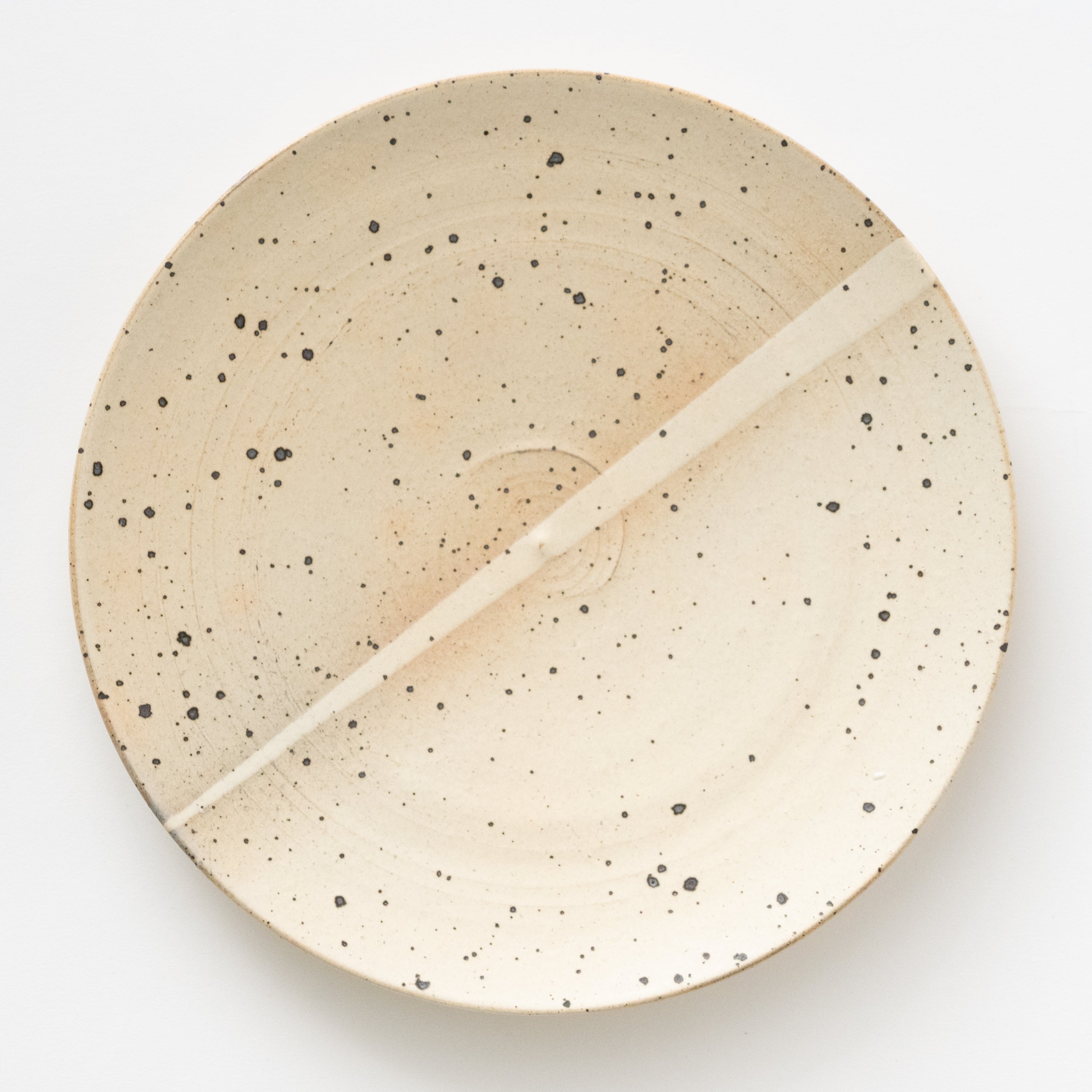 Kohiki Style Plate (White Slip) / Taki Nakazato