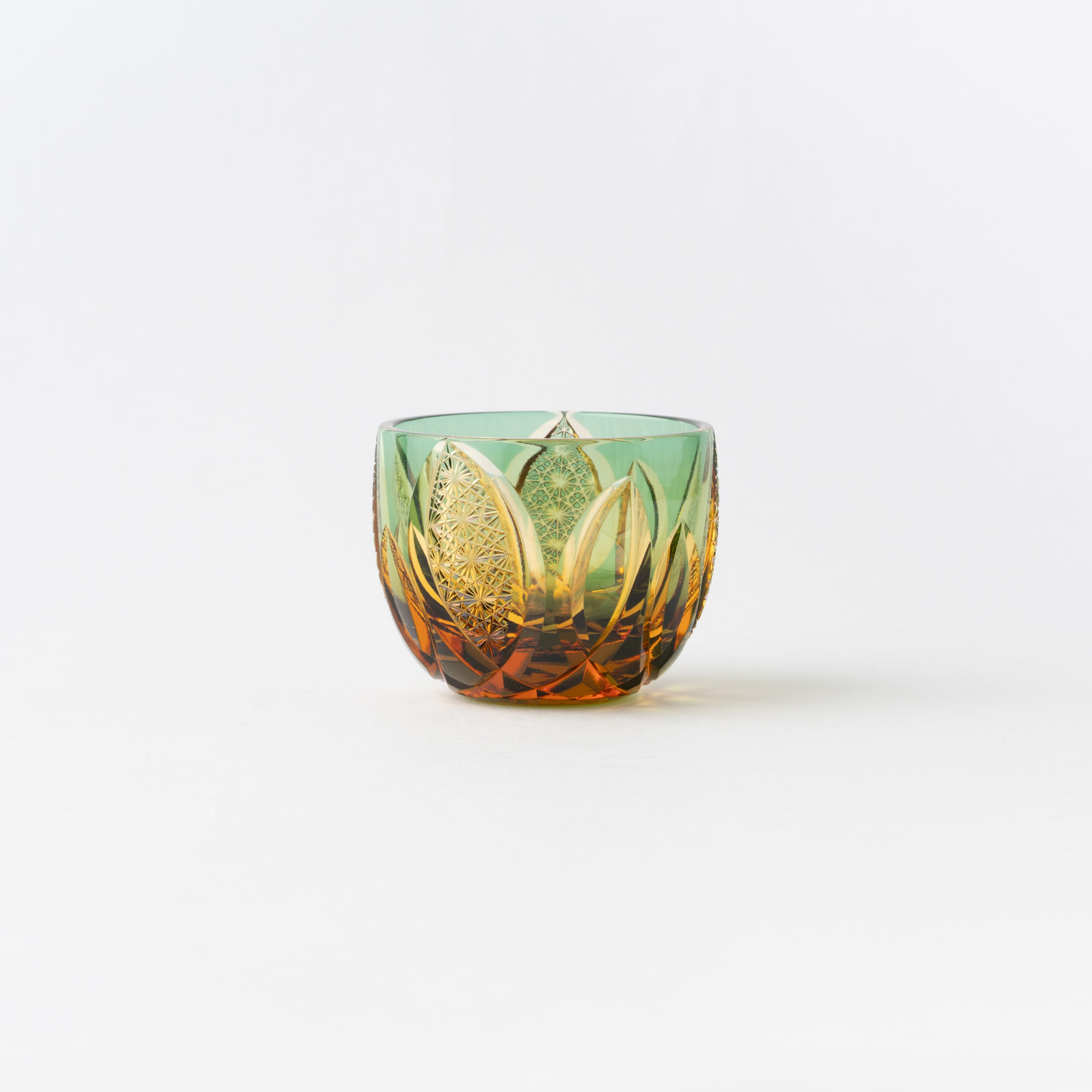 Konoha Sake Cup / Green / Haku Glass