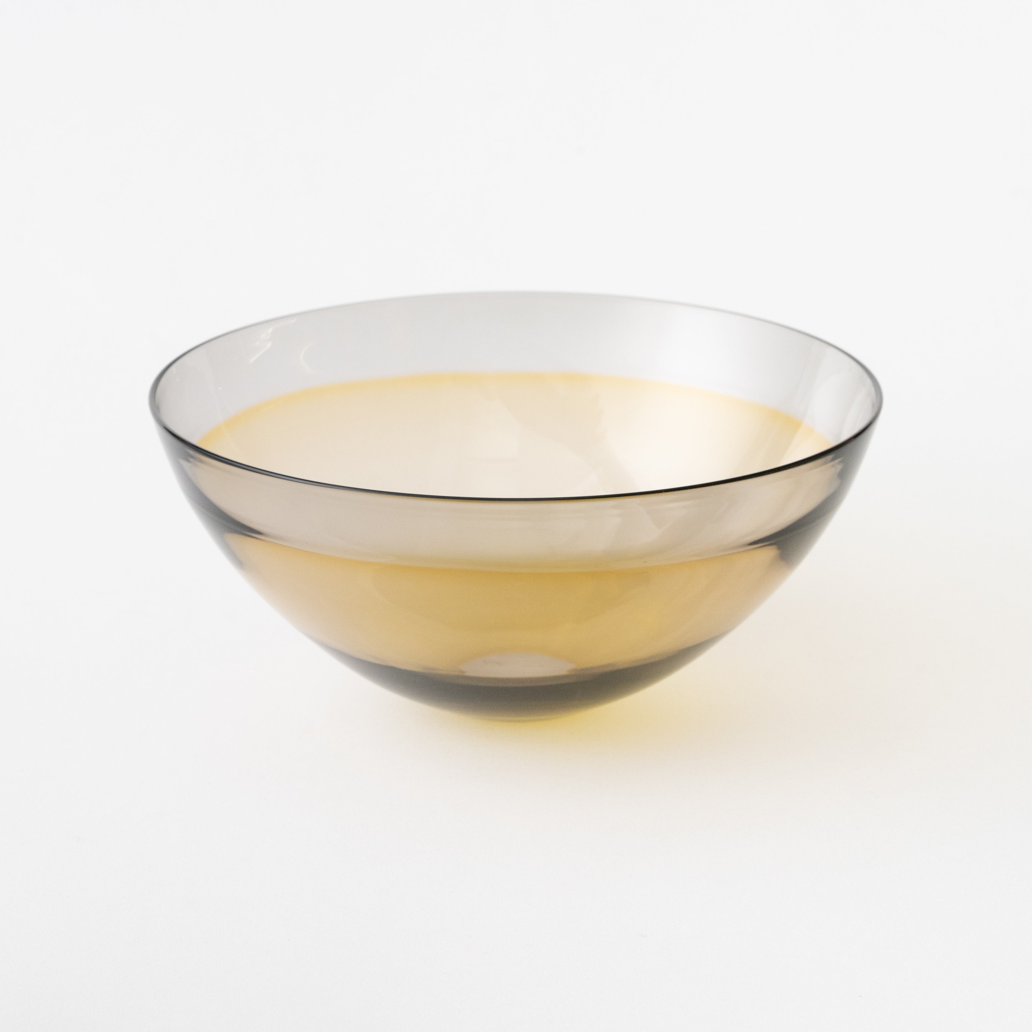 No.22 Amber on Gray Bowl / Takeyoshi Mitsui