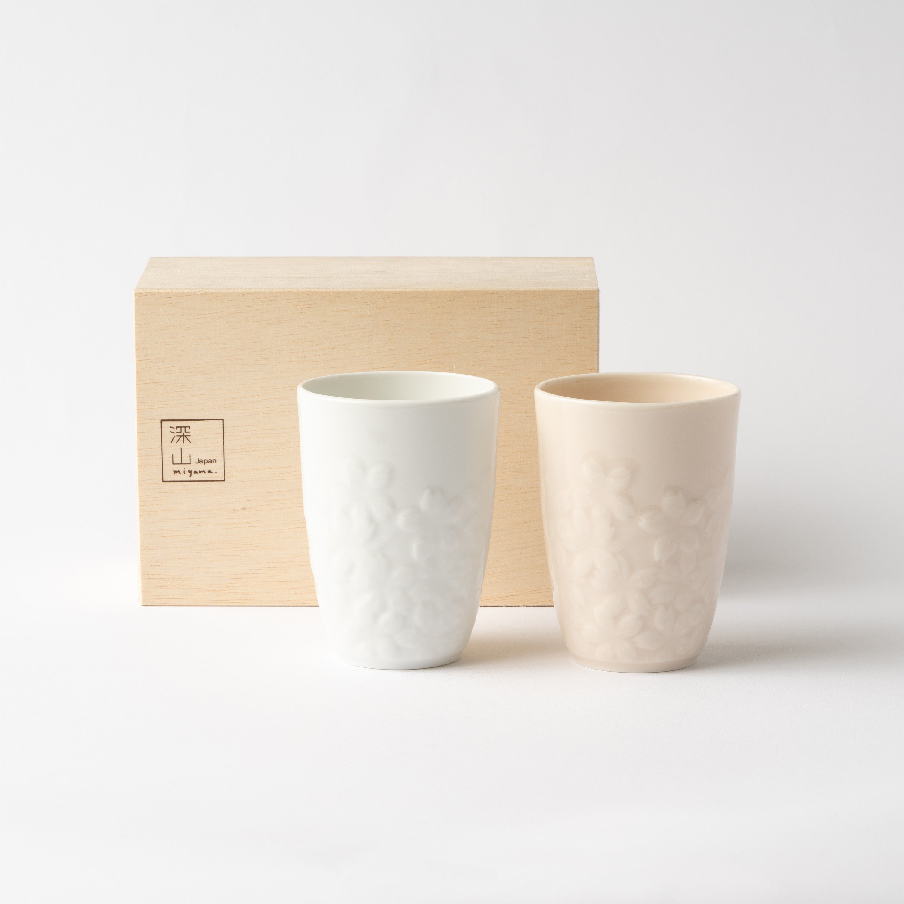 Sakura Oval Tumbler Gift Set