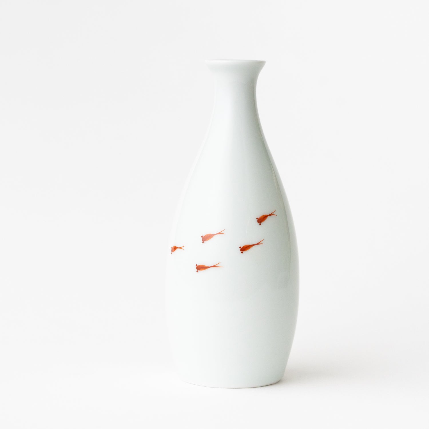 Tokkuri & Sake Cup Set / Red Killifish