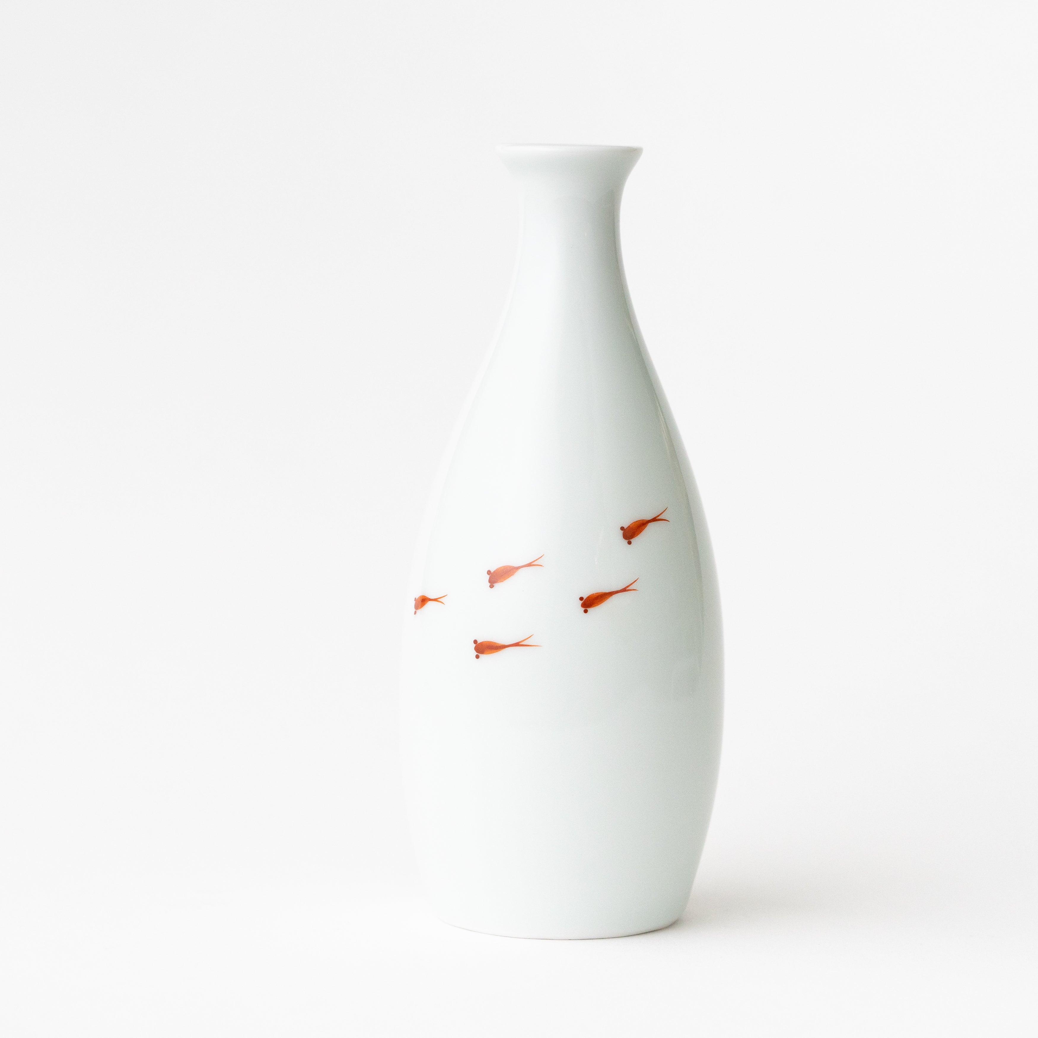 Tokkuri & Sake Cup Set / Red Killifish