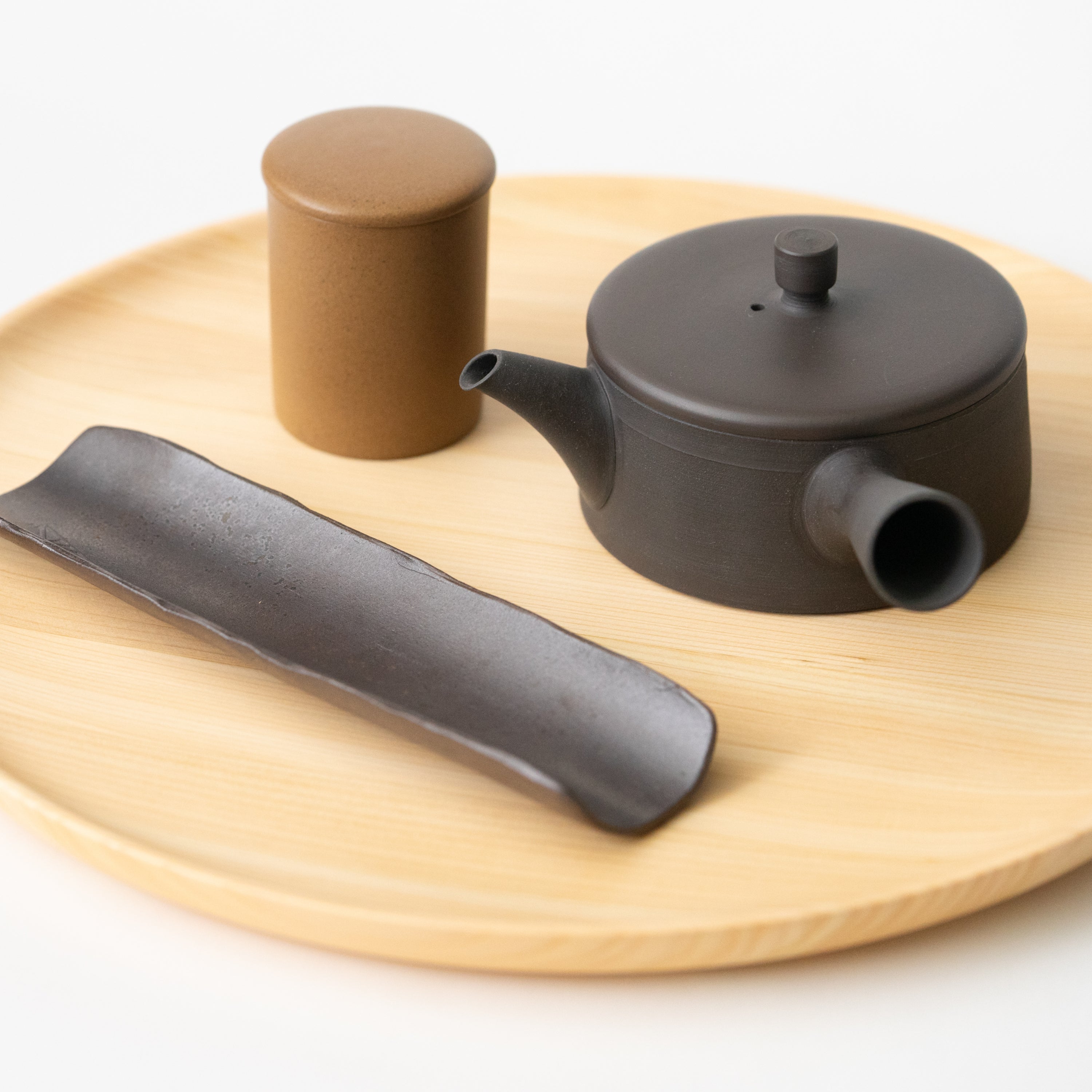 No.83 Tea Scoop / Dark Brown