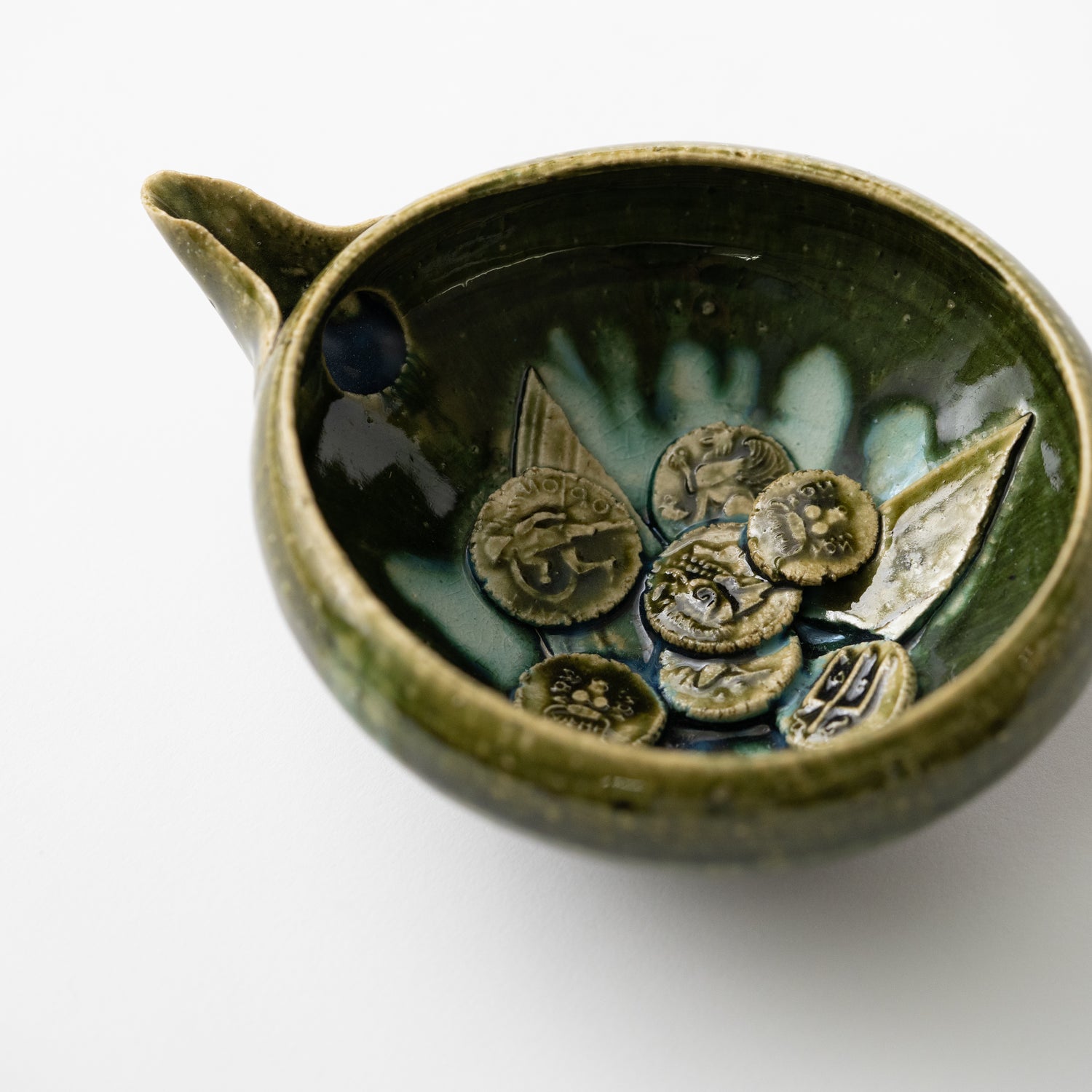 Oribe Coin Sake Server No.44 / Makoto Yamaguchi