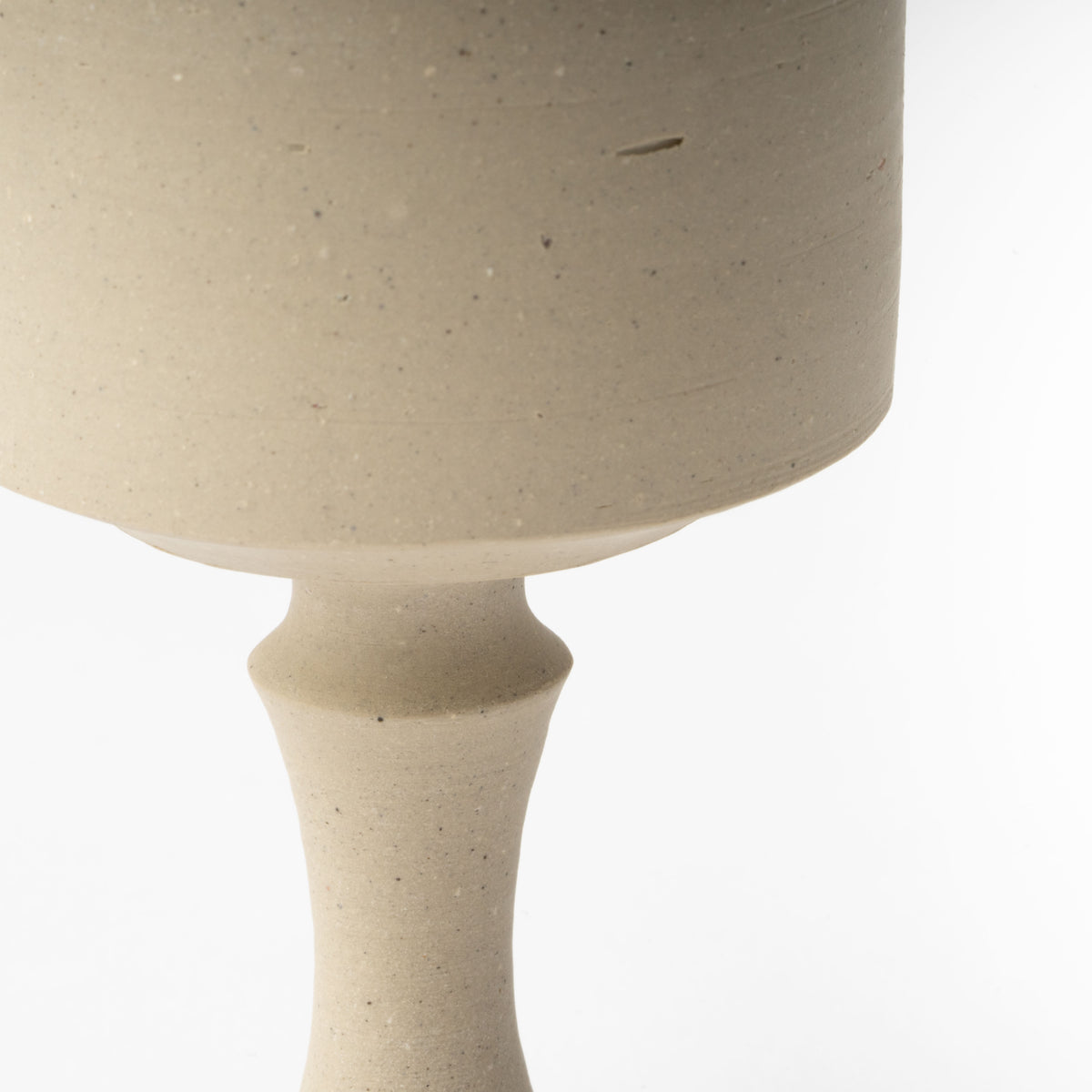 White Bizen Goblet / Hitoshi Morimoto