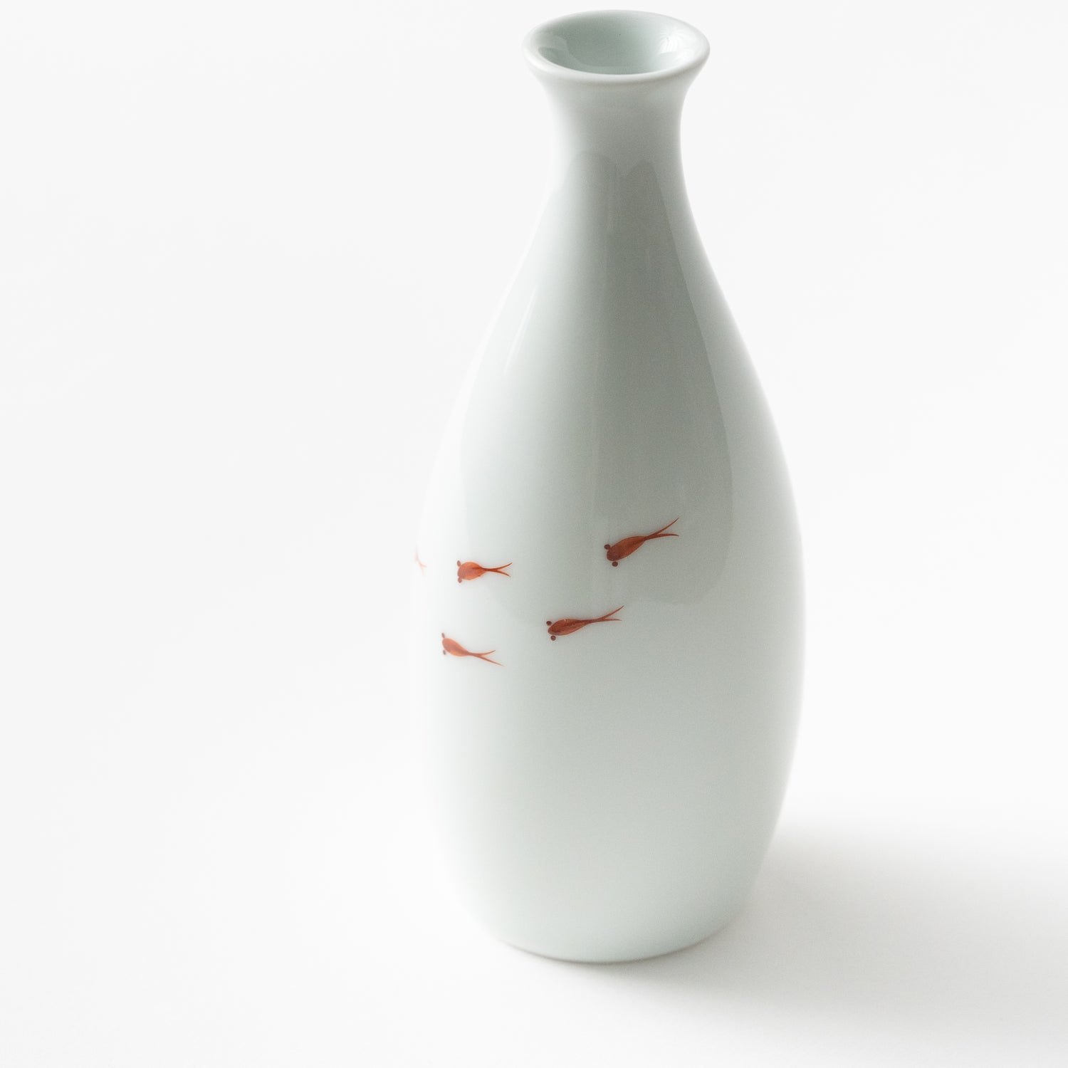 Tokkuri & Sake Cup Set / Red Killifish