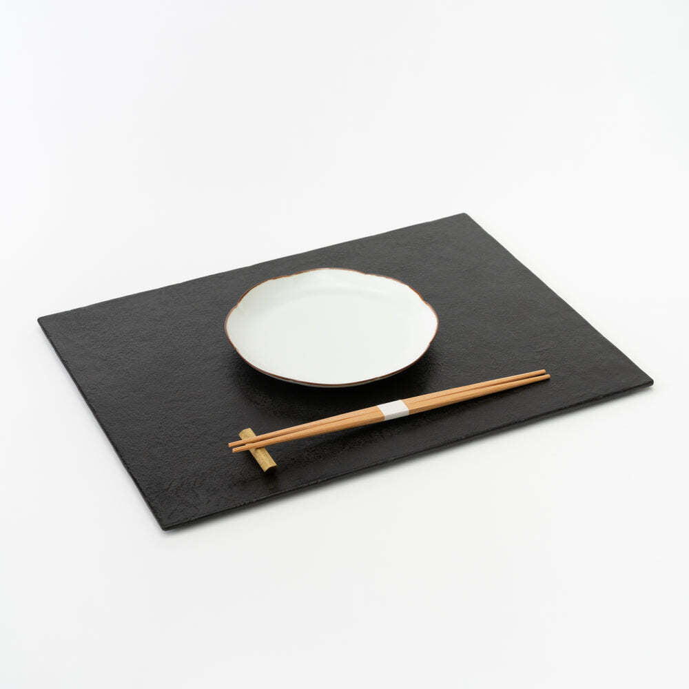Black Slate Tray / Akihiko Sugita