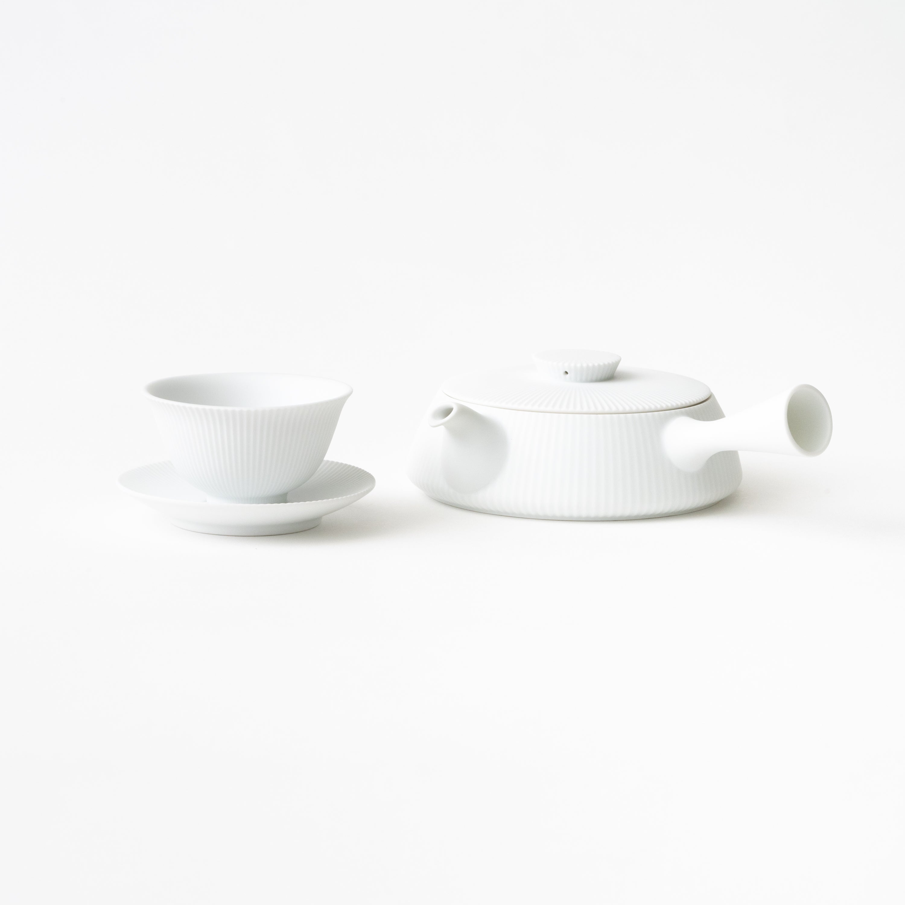 Shinogi Tea Pot / Matte White