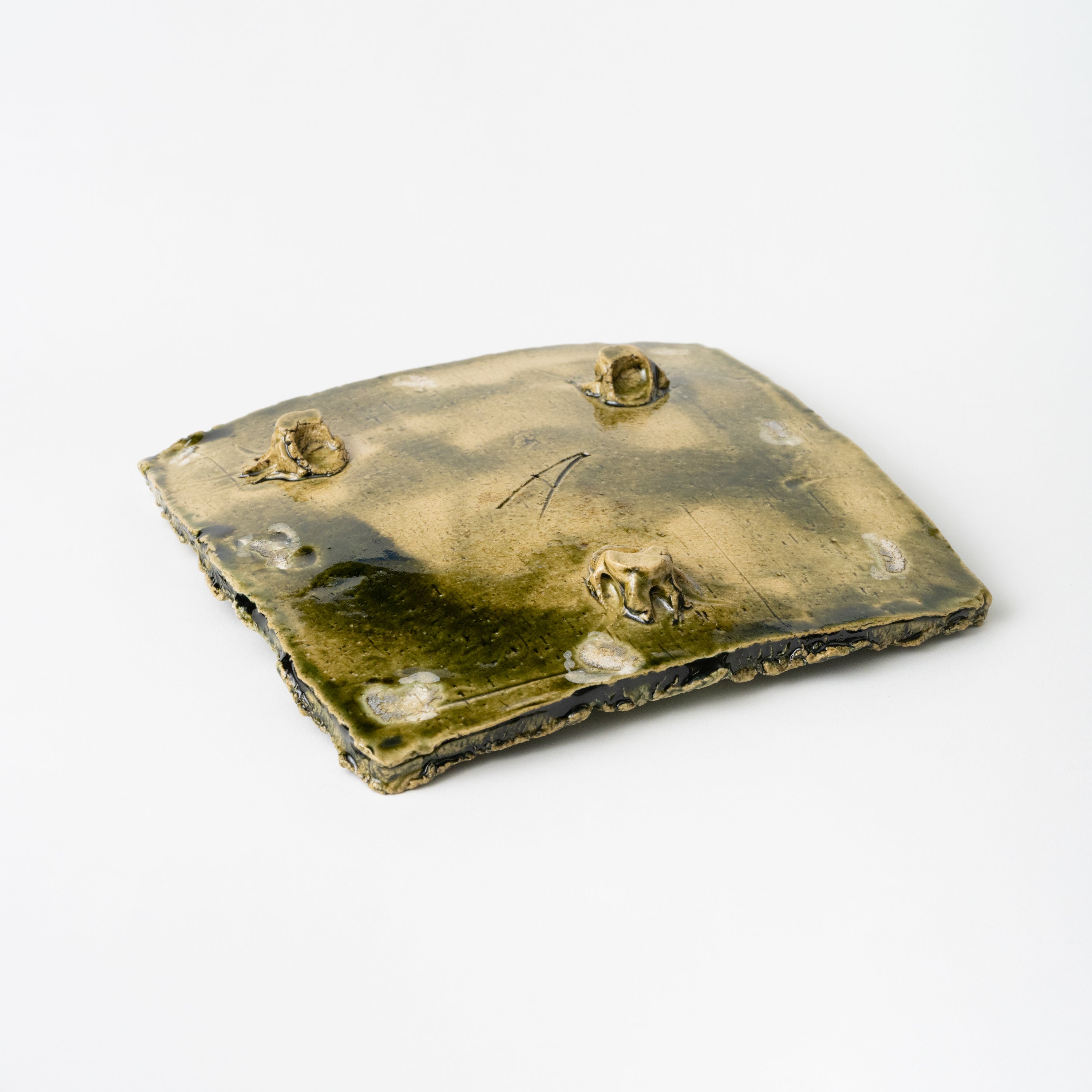 Oribe Square Plate L / Makoto Yamaguchi