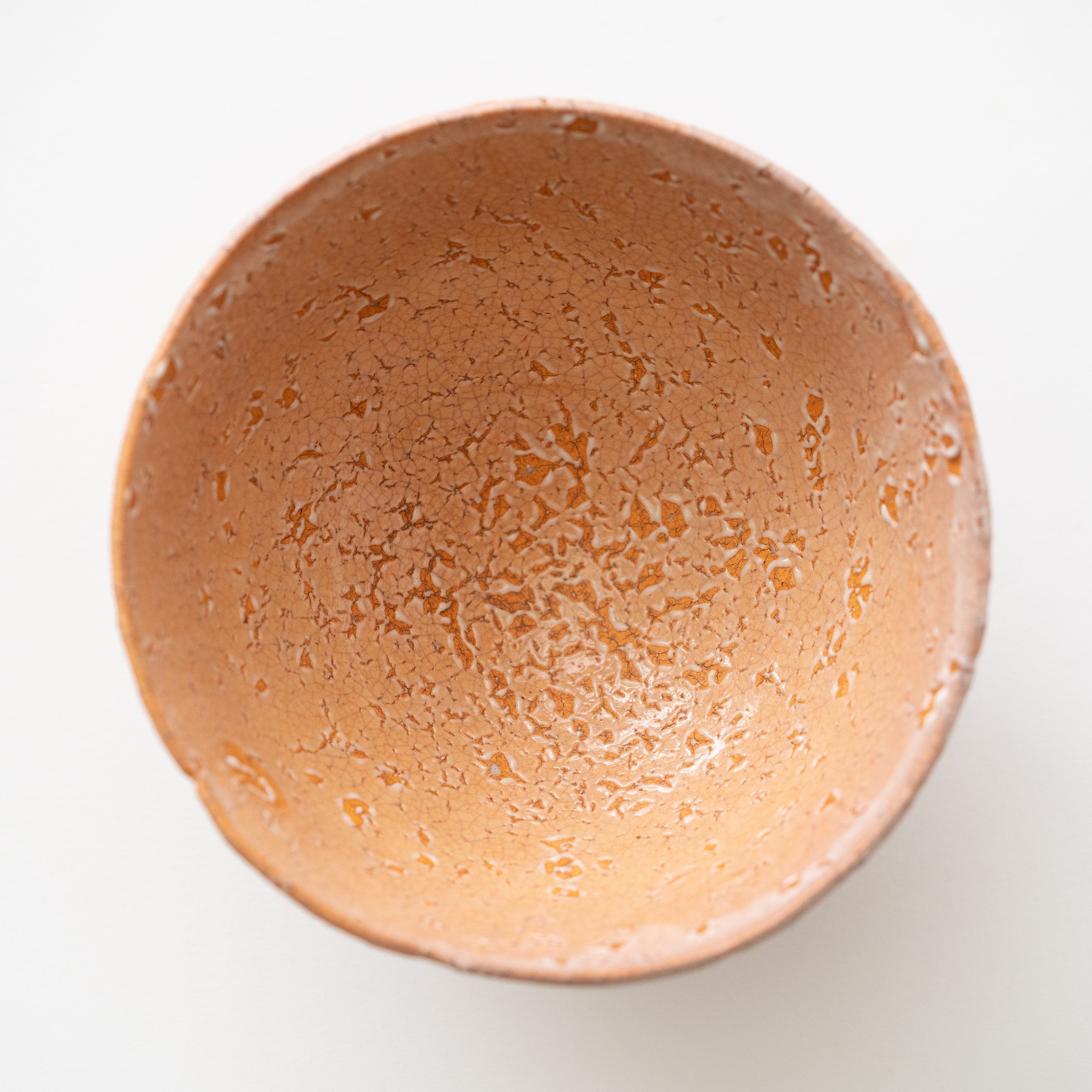 Hagi Tea Bowl by Tori Yoshino - Top