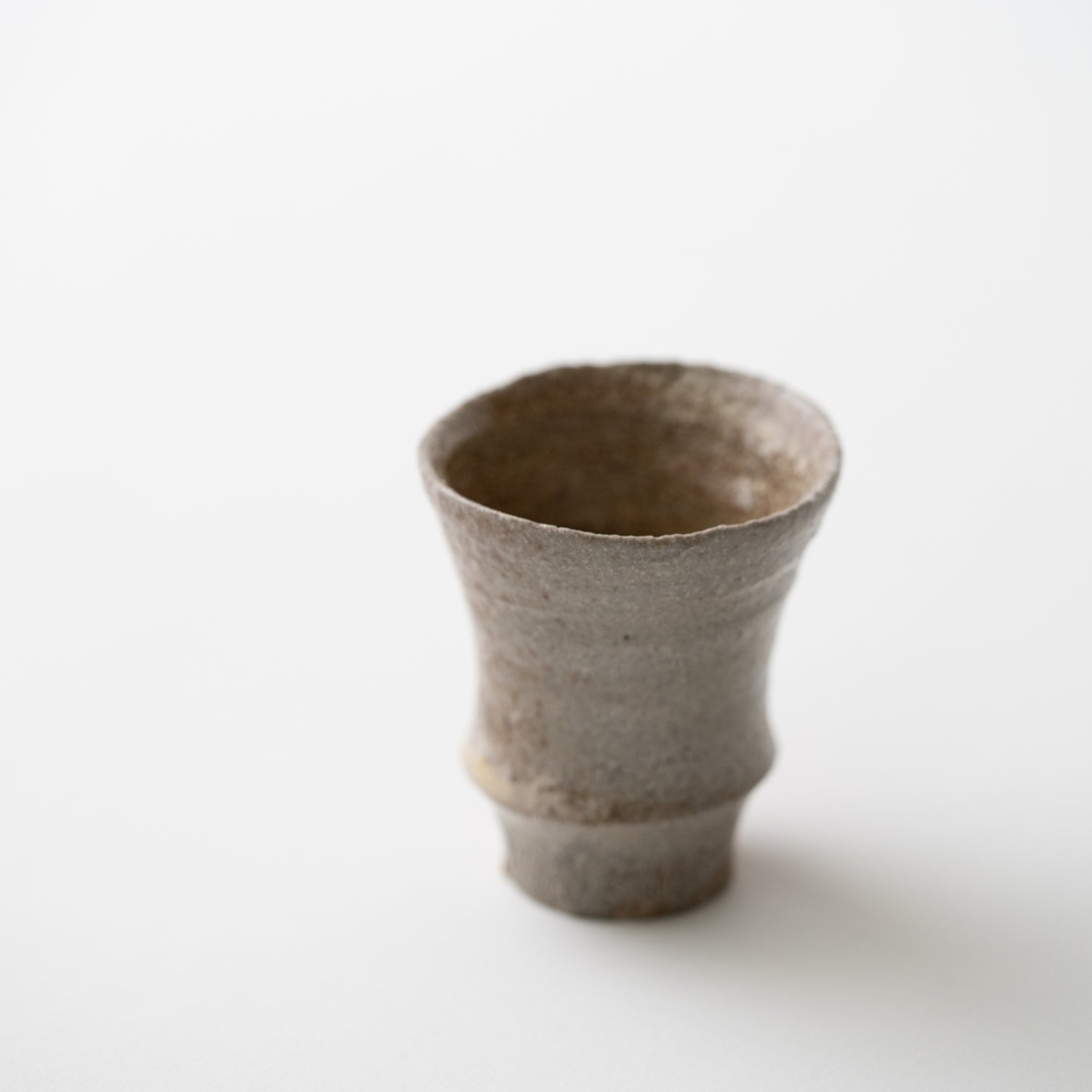 White Clay Cold Sake Cup / Taiga Mori
