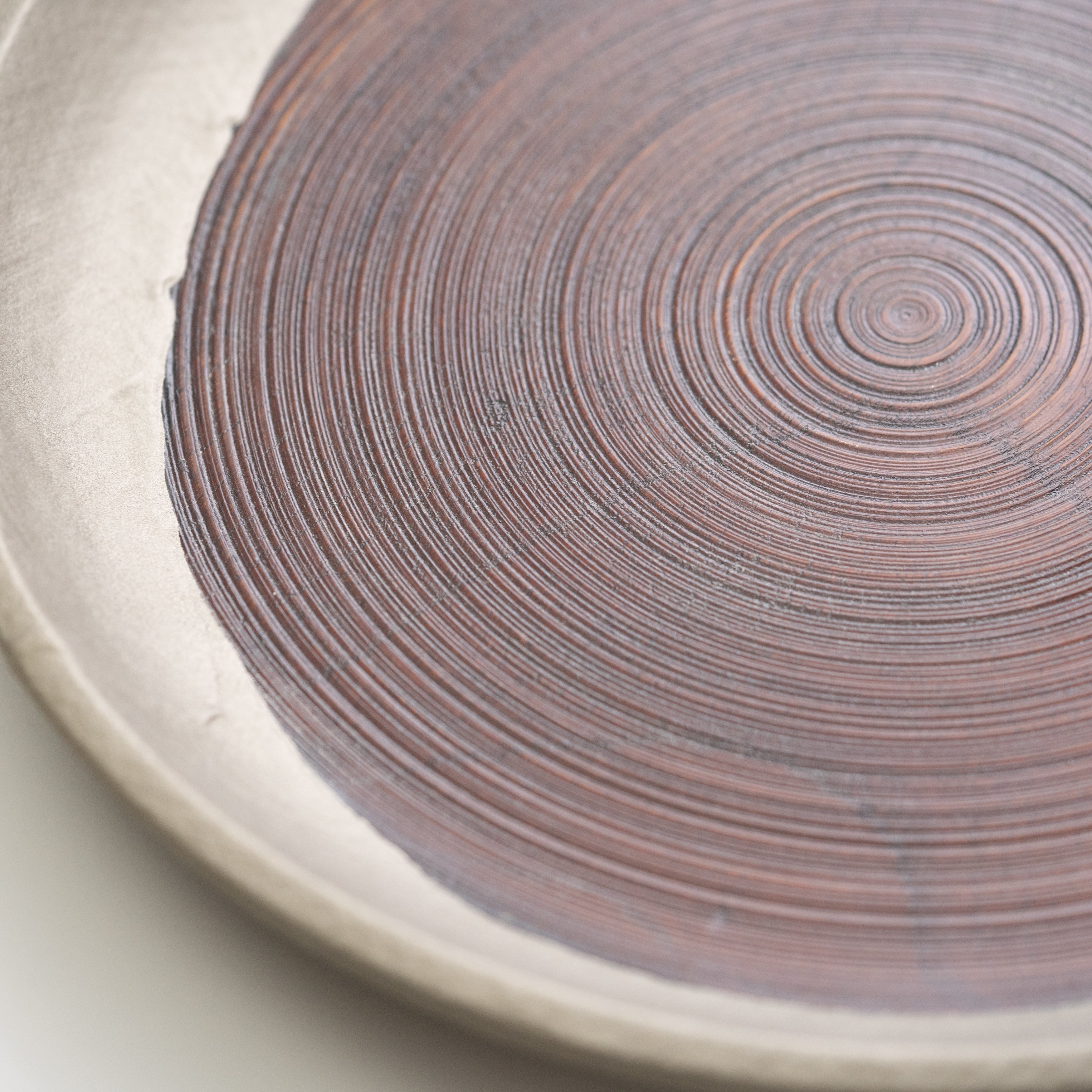 Large Plate (Tin Fabric) / Kunikatsu Seto