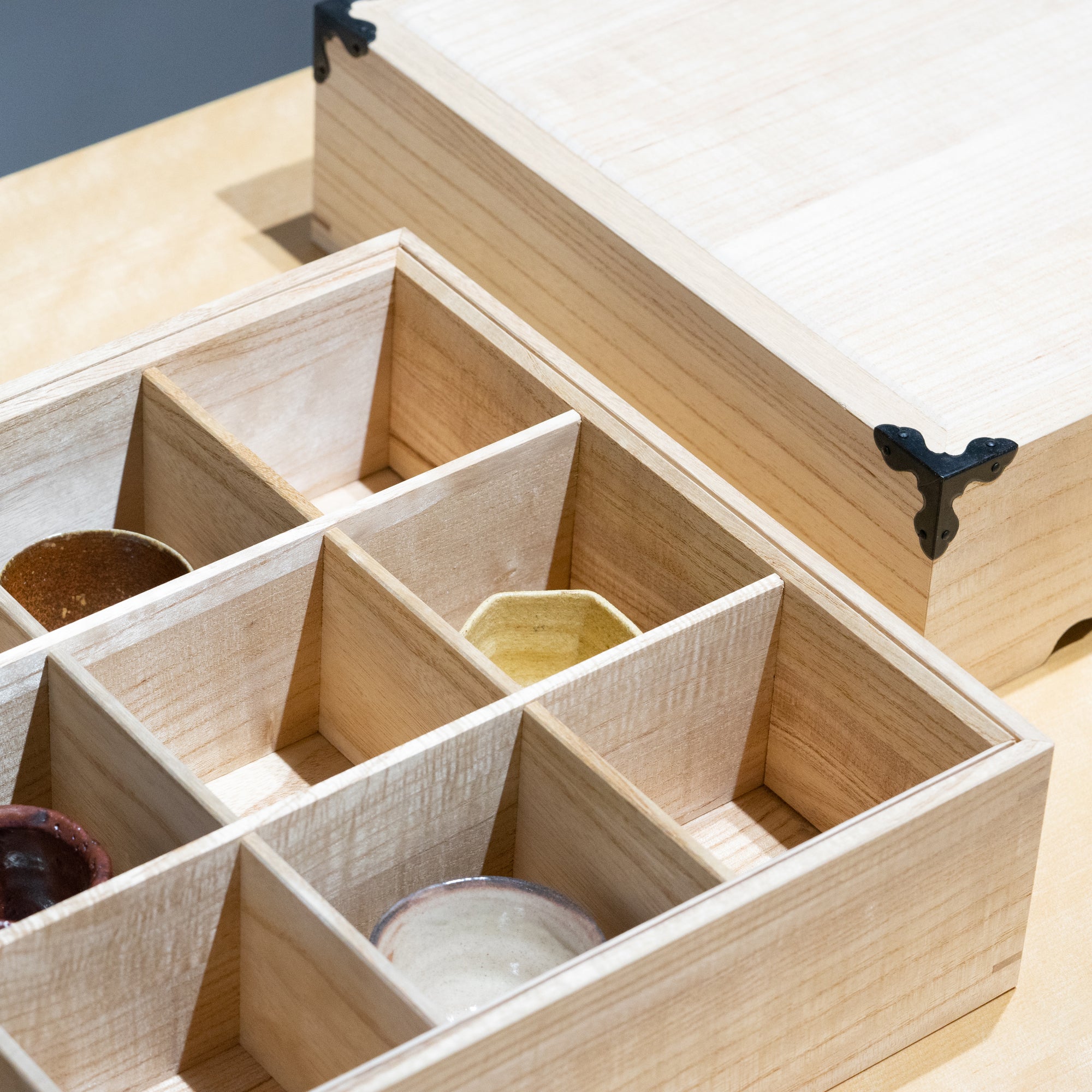 Echizen Sake Cup Cabinet