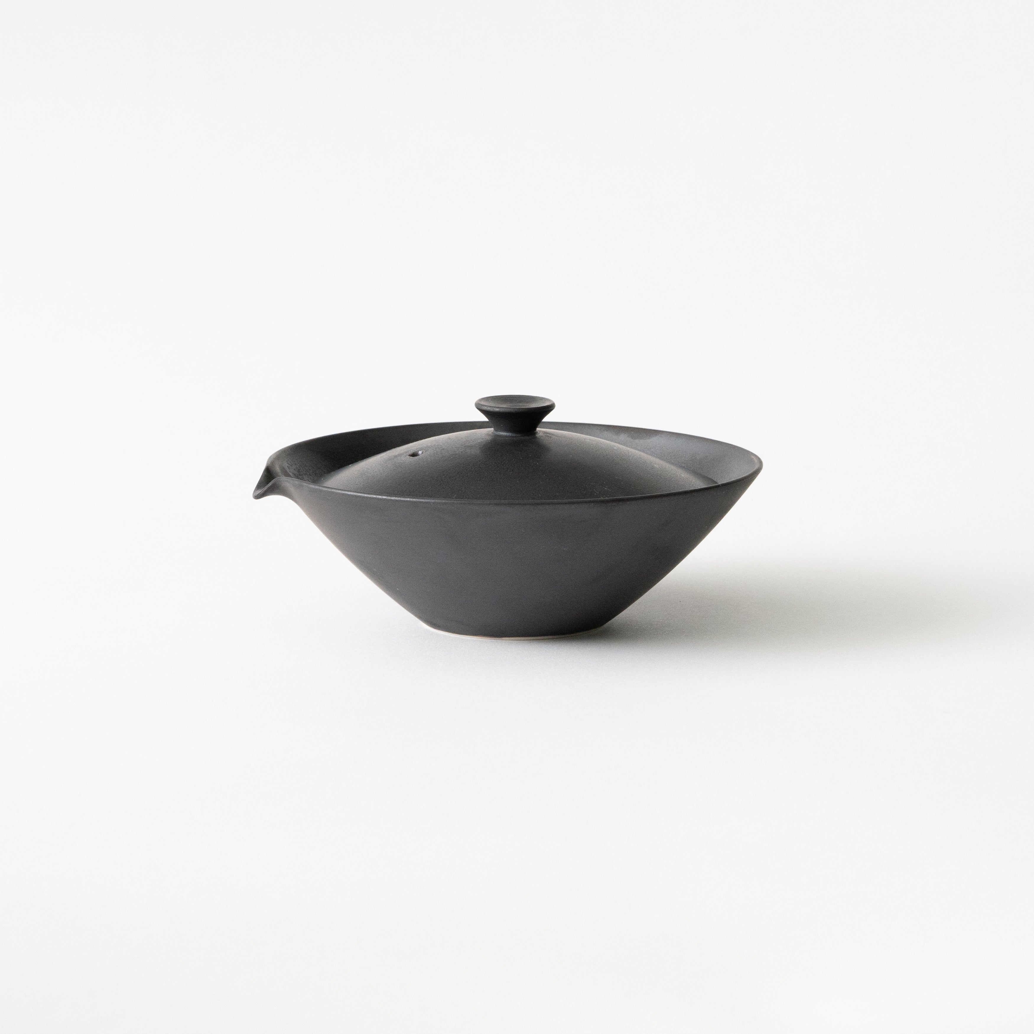 Flat Houhin / Black Glaze