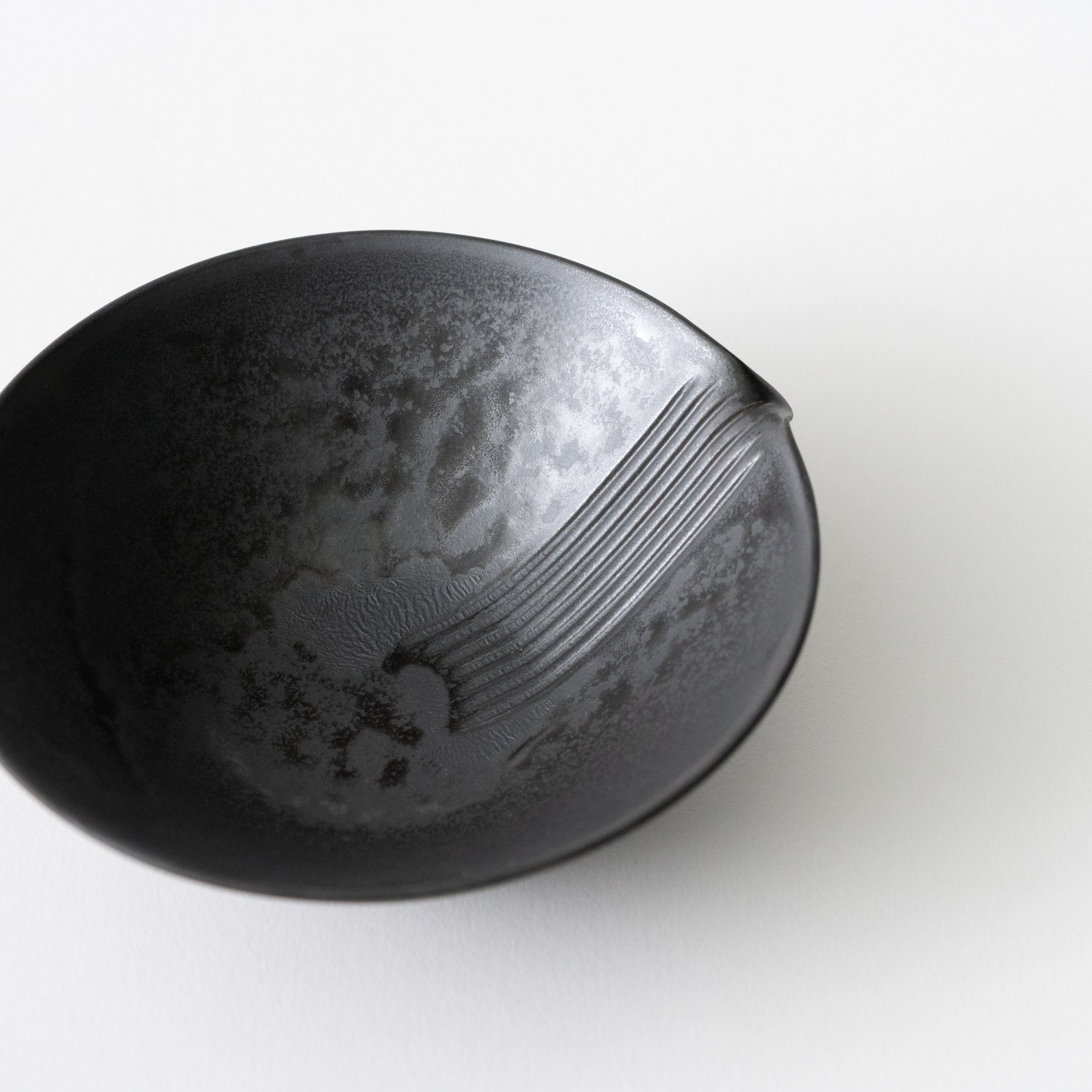 Flat Houhin / Black Glaze