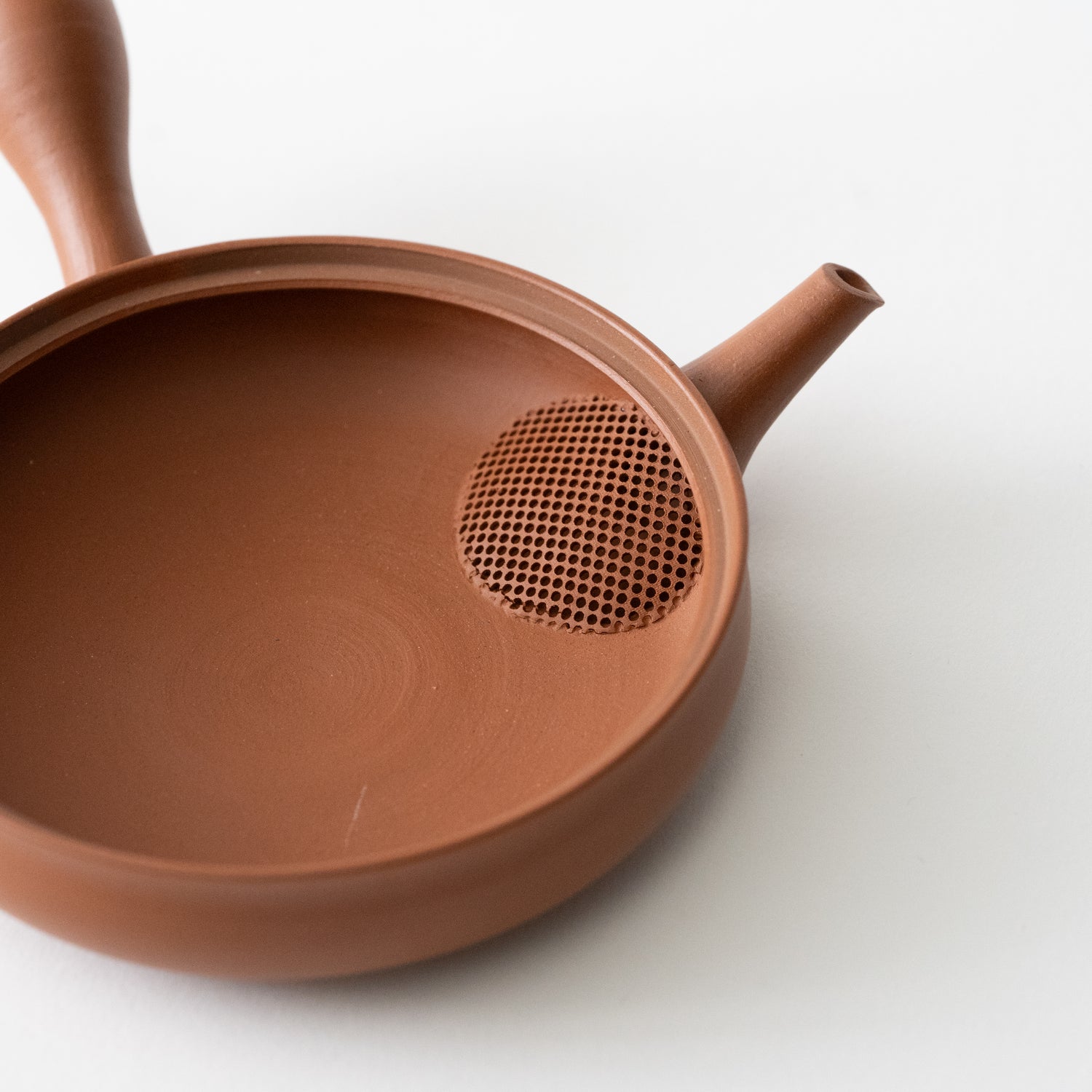 Flat Teapot (Red) / Junzo Maekawa