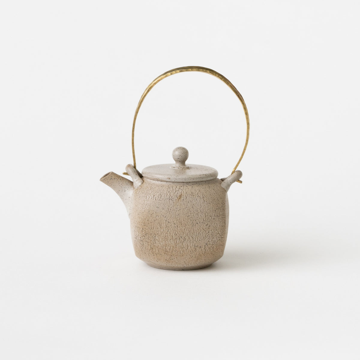 No.38 Arashbori Teapot / White