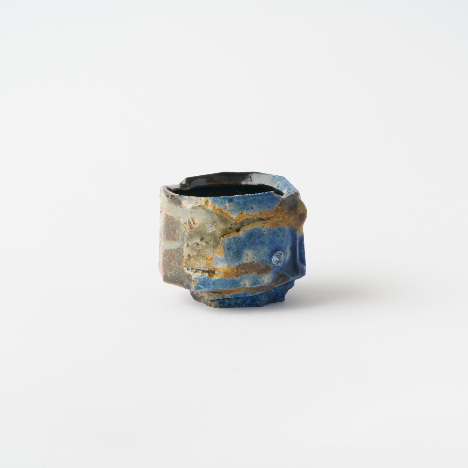 No.8 Yohen Blue Sake Cup / Takashi Baba