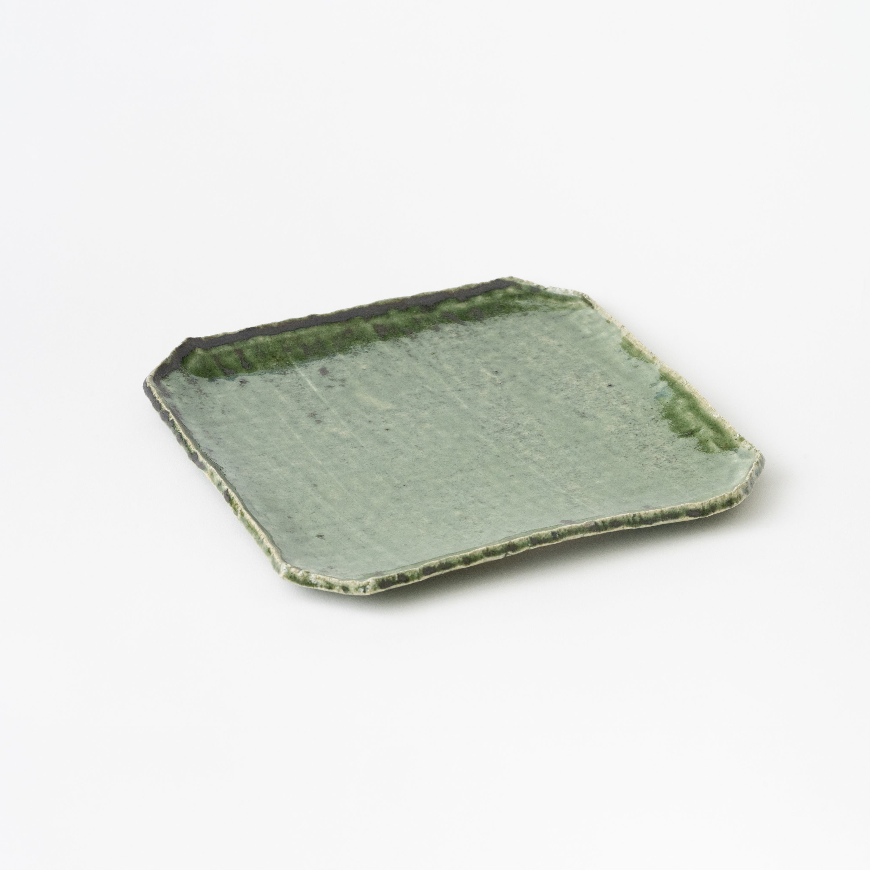 Oribe Square Plate / Hideki Yanashita