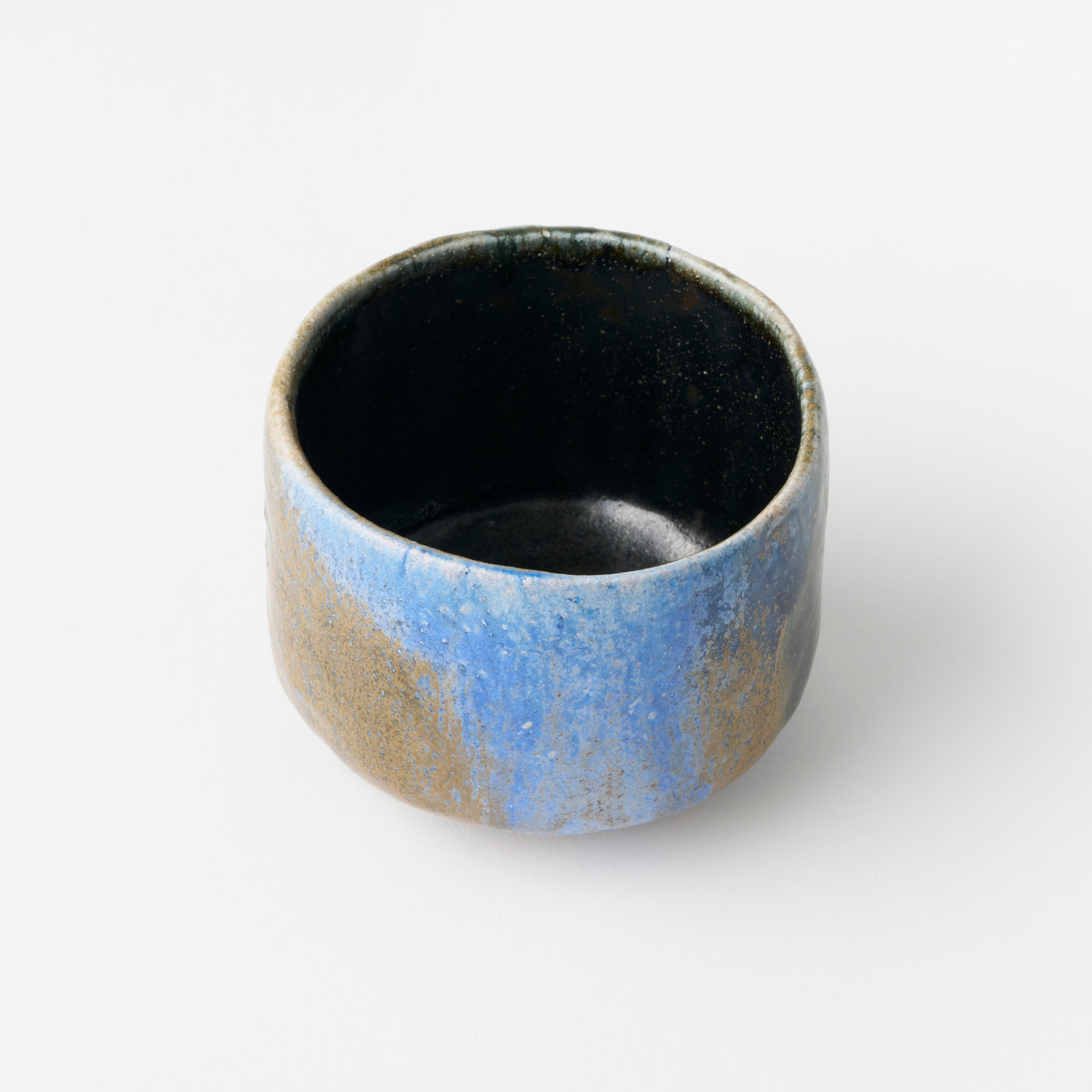 No.46 Ruri-guro Style (Azure Black) Tea Bowl / Ryotaro Kato