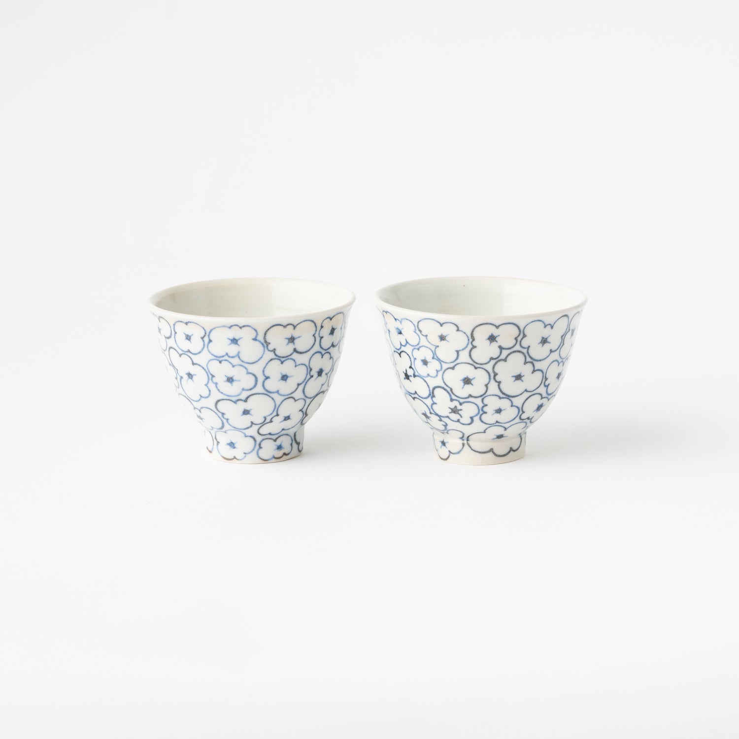 Sometsuke Small Flower Tea Cup