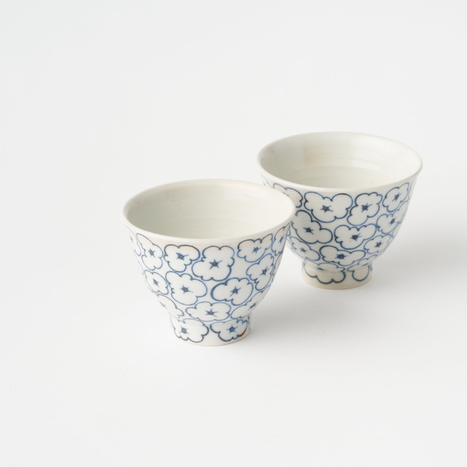 Sometsuke Small Flower Tea Cup