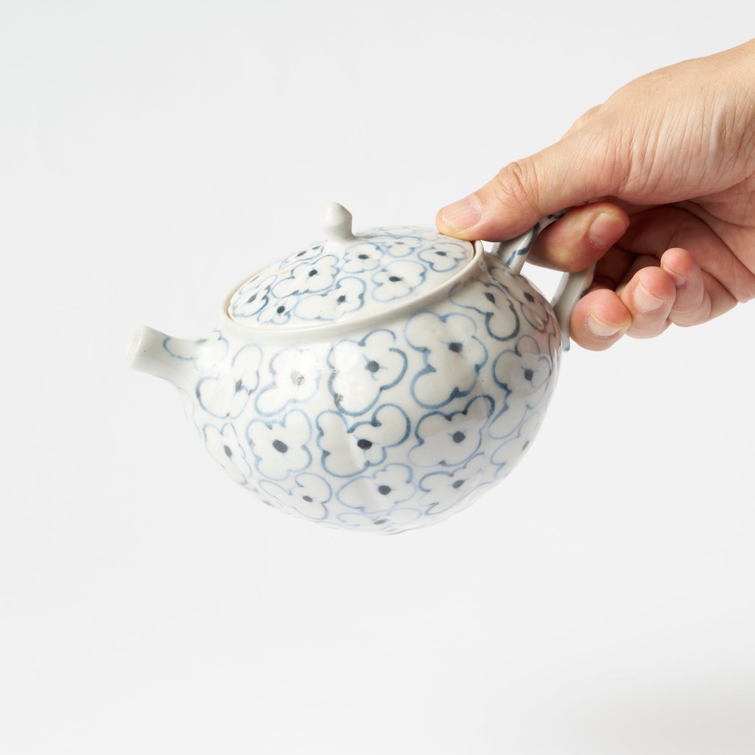 Sometsuke Small Flower Tea Pot (C)