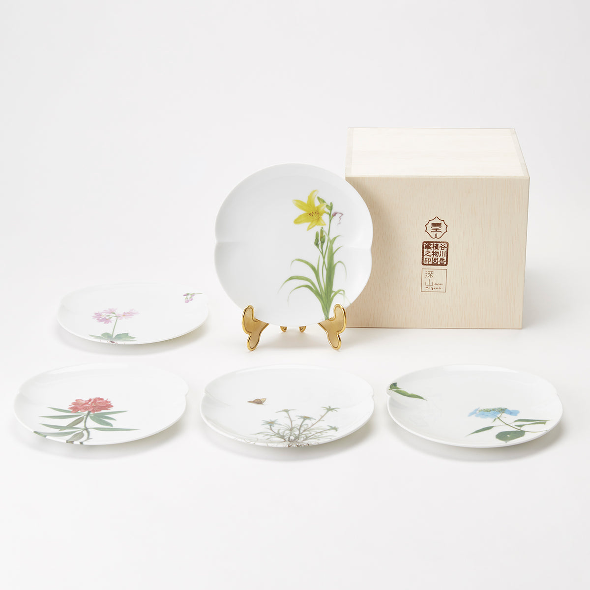 Tanigawadake Botanical Plates (Set of 5 pcs)