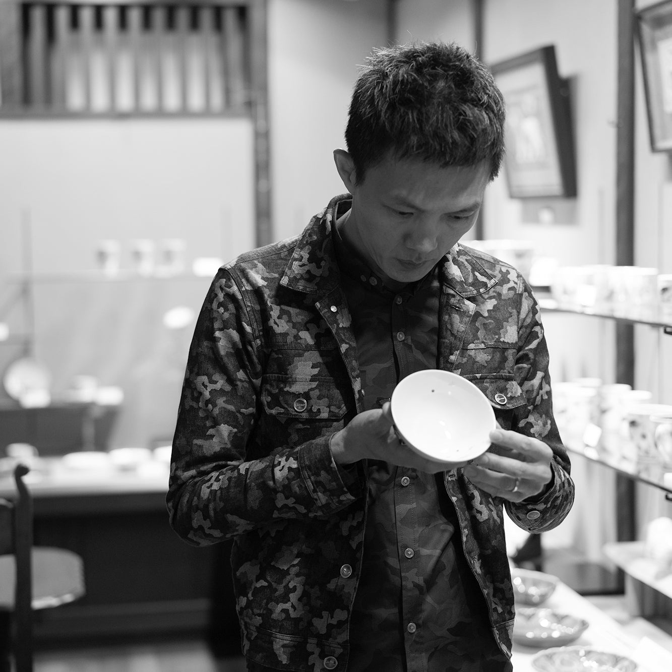 Cloud Espresso Cup & Saucer (Peranakan Blue)