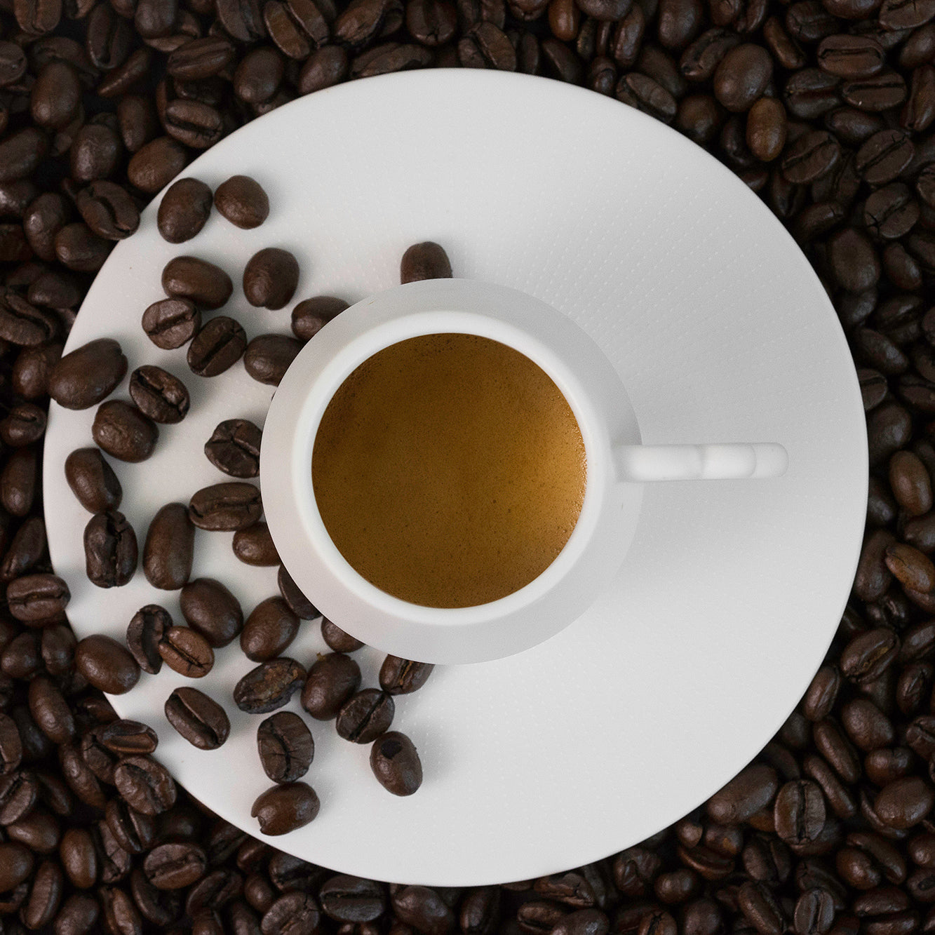 Cloud Espresso Cup & Saucer (White)