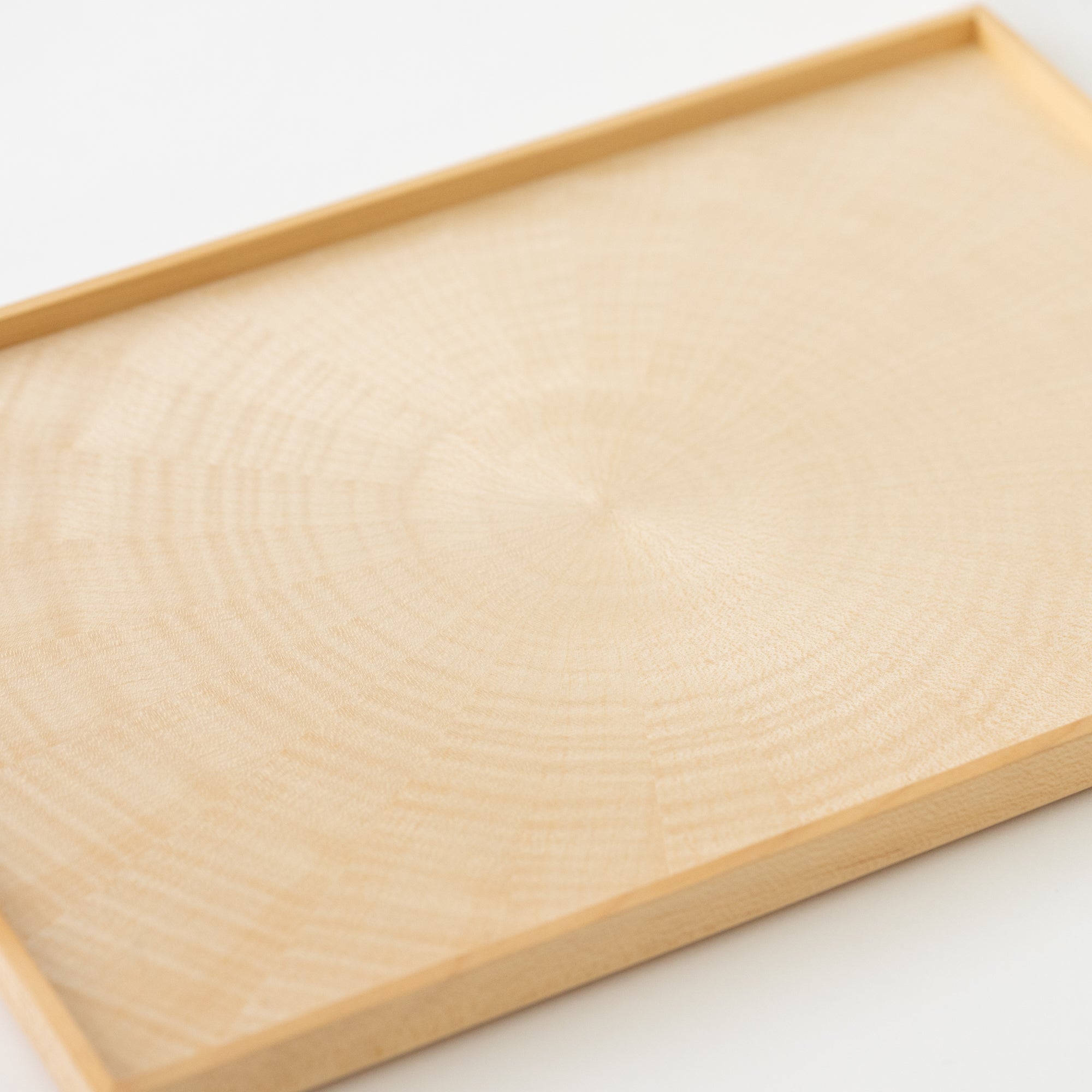 Rectangle Rays Tray / White Sycamore
