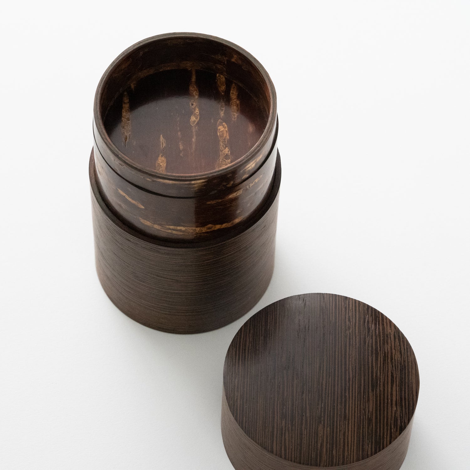 Obizutsu Tea Caddy (Large) / Wenge