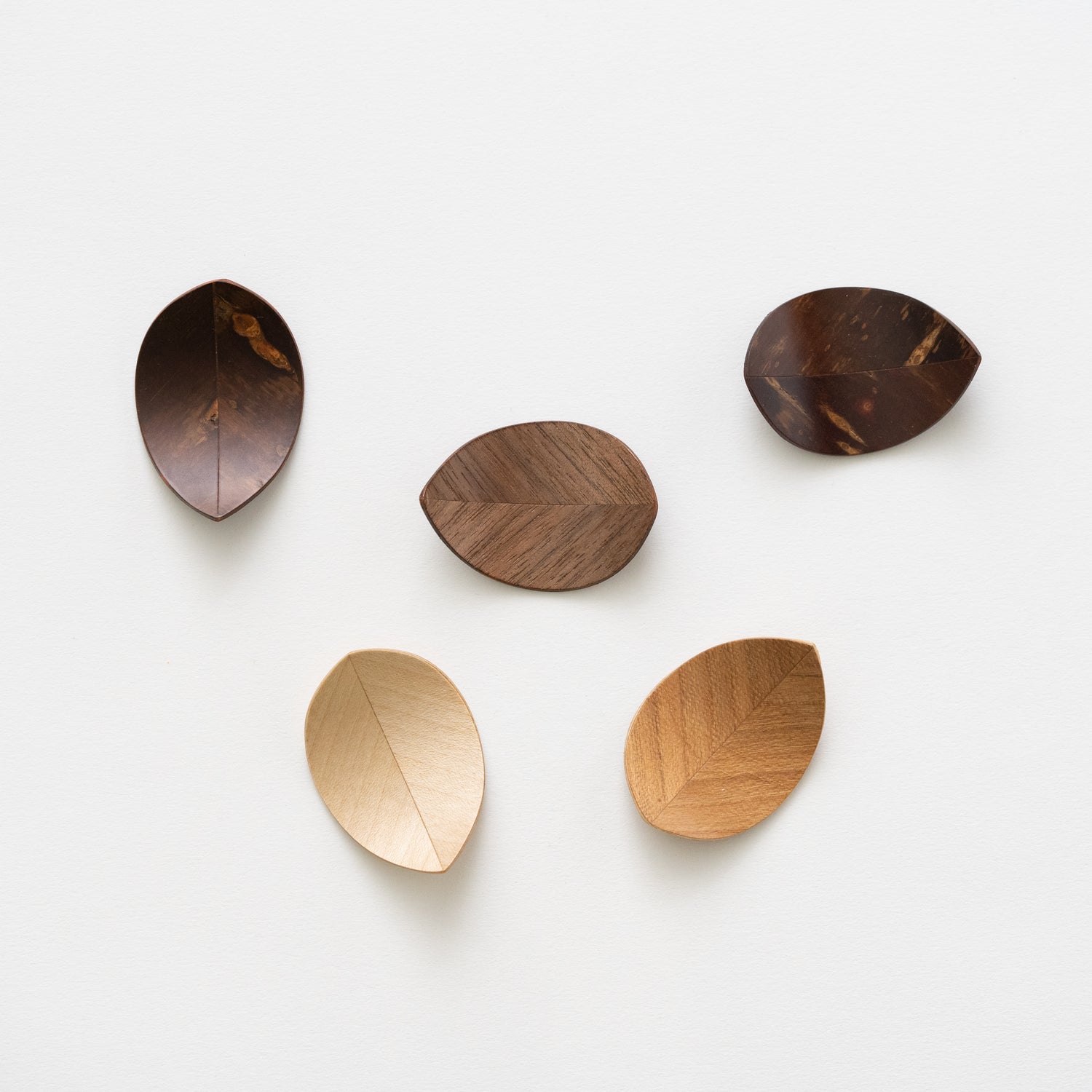 Leaf-Shaped Chopstick Rests 5pcs Set